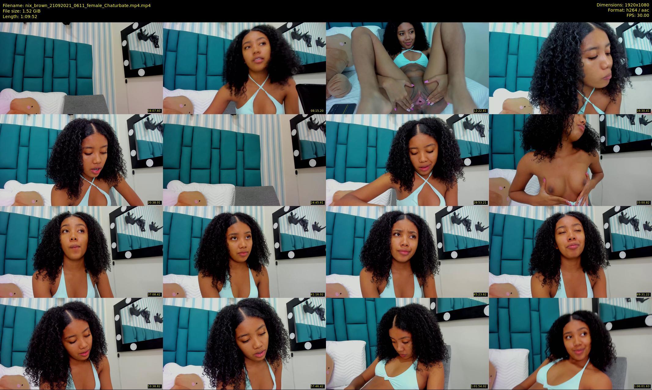 nix_brown — 70 minute Chaturbate female cam show recording, 1080p, Sep 21, 2021