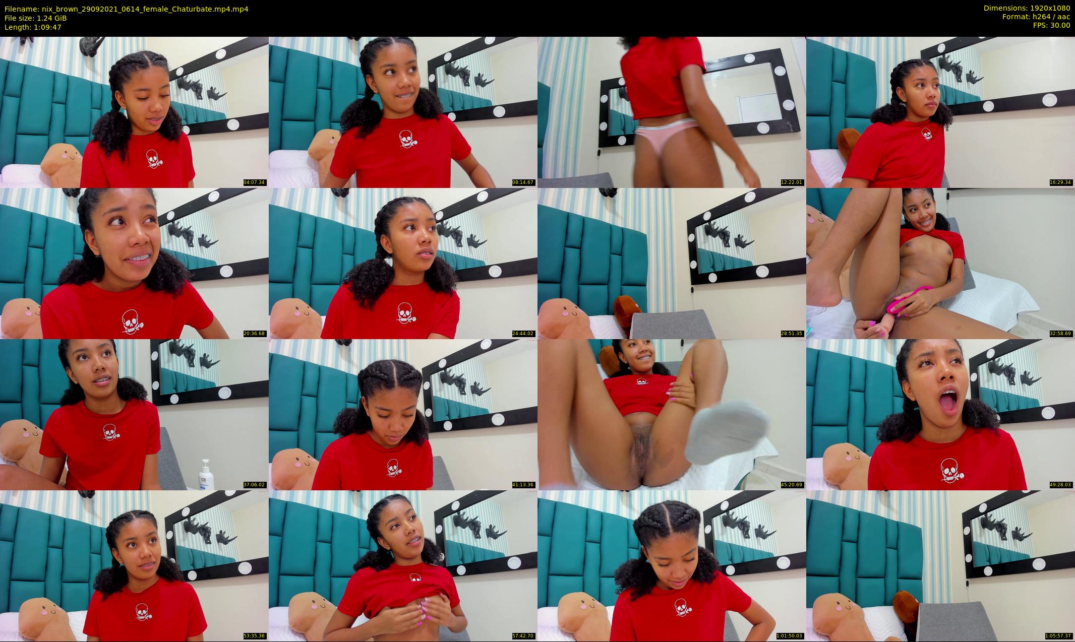 nix_brown — 70 minute Chaturbate female cam show recording, 1080p, Sep 29, 2021