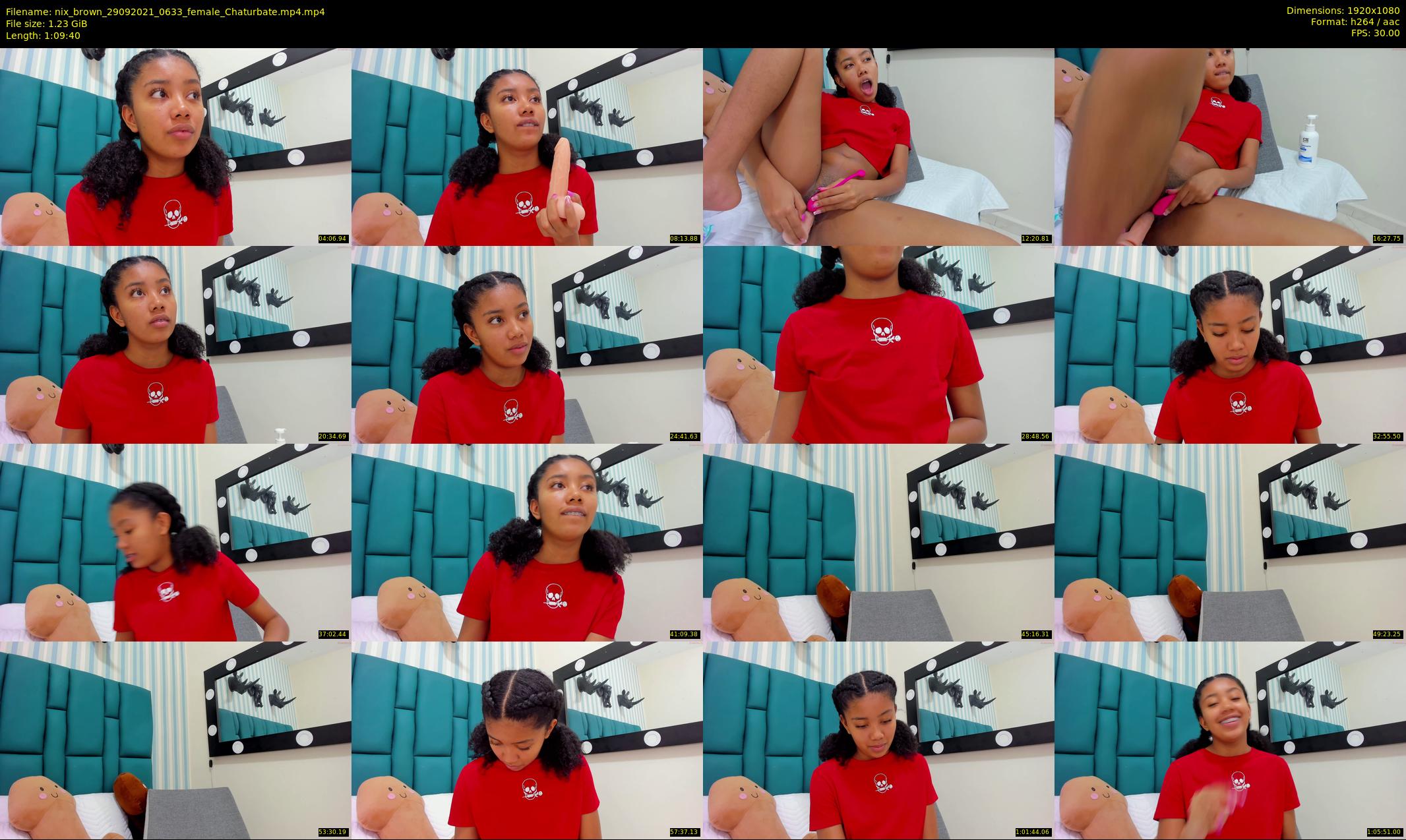 nix_brown — 70 minute Chaturbate female cam show recording, 1080p, Sep 29, 2021