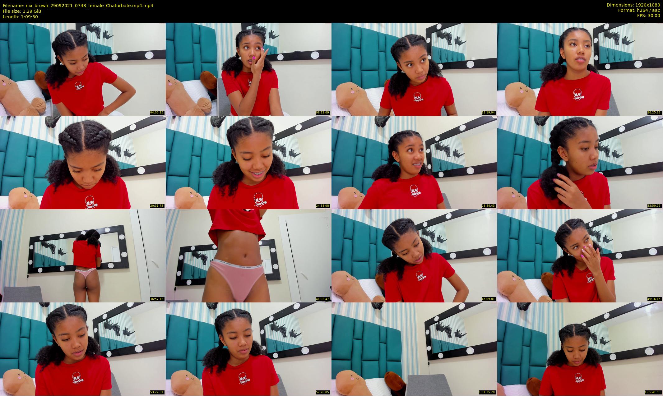 nix_brown — 70 minute Chaturbate female cam show recording, 1080p, Sep 29, 2021