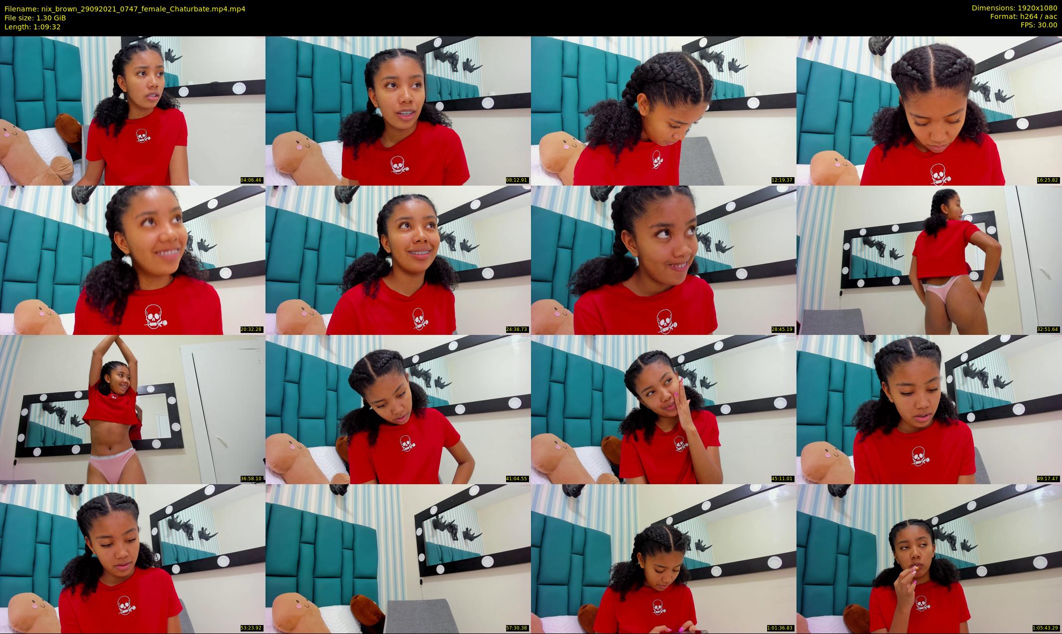 nix_brown — 70 minute Chaturbate female cam show recording, 1080p, Sep 29, 2021