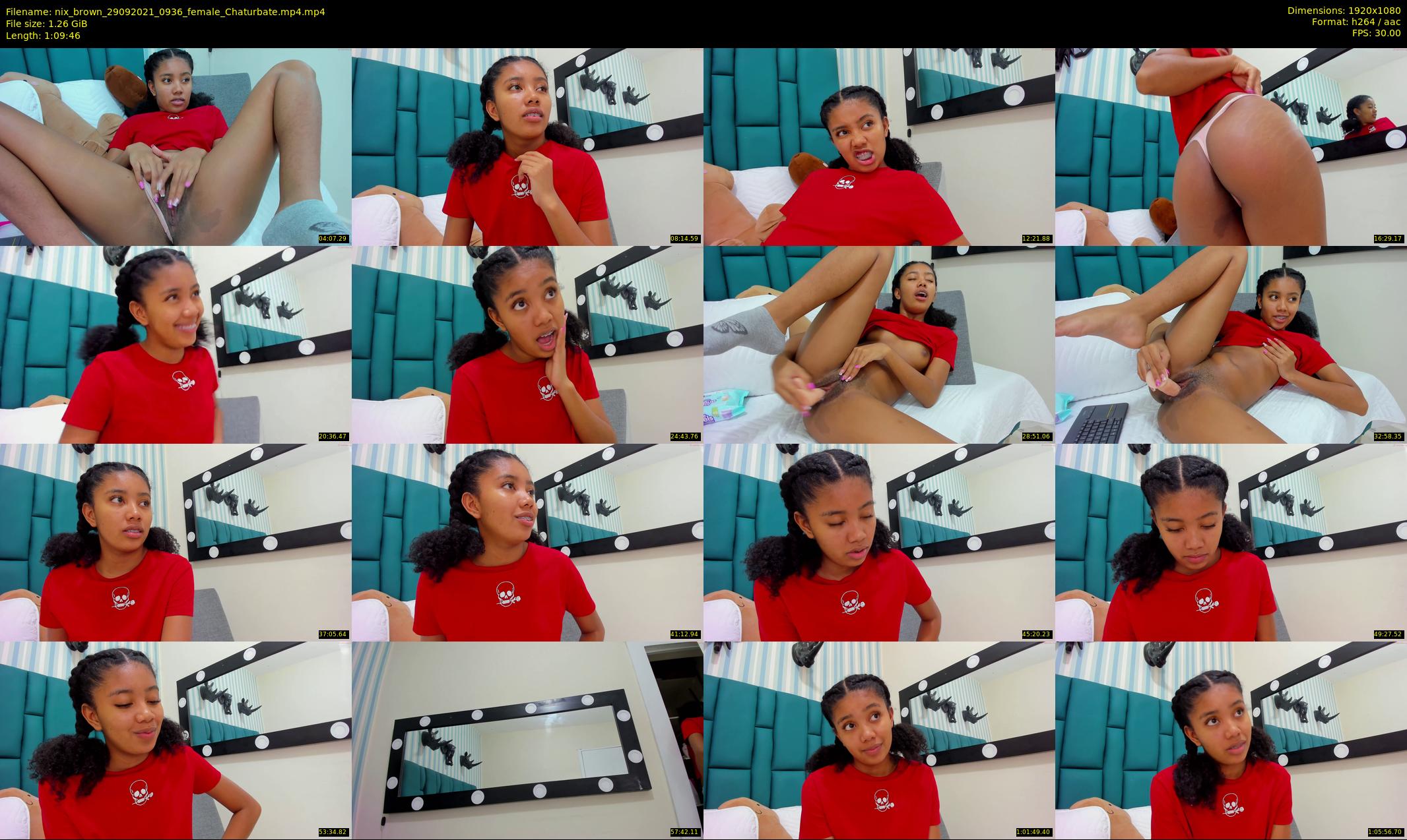 nix_brown — 70 minute Chaturbate female cam show recording, 1080p, Sep 29, 2021