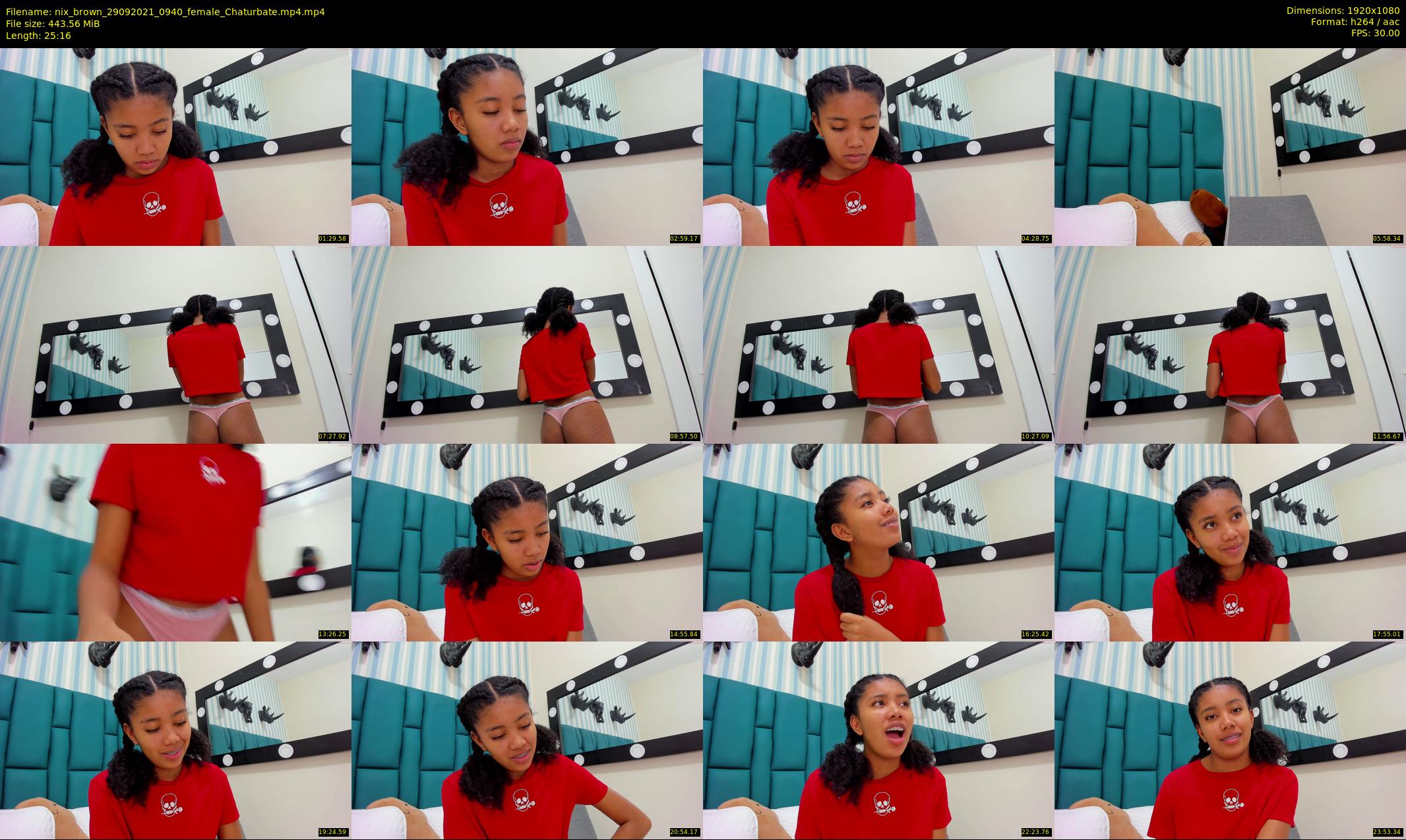 nix_brown — 26 minute Chaturbate female cam show recording, 1080p, Sep 29, 2021