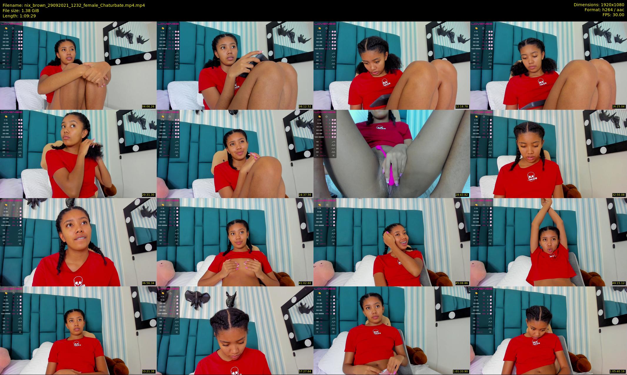 nix_brown — 70 minute Chaturbate female cam show recording, 1080p, Sep 29, 2021