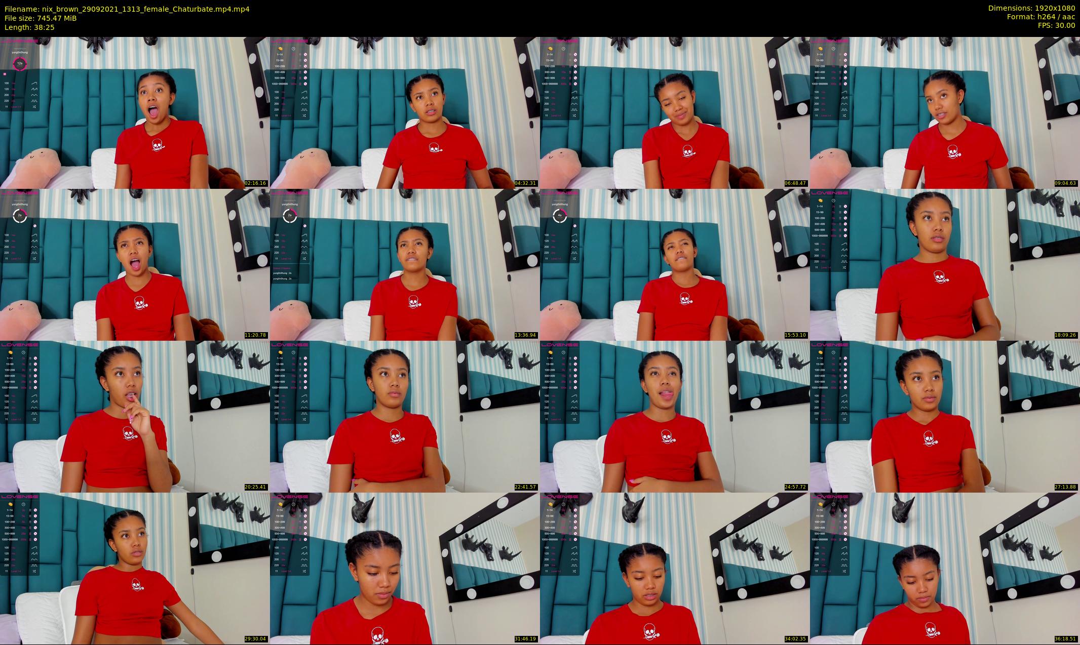 nix_brown — 39 minute Chaturbate female cam show recording, 1080p, Sep 29, 2021