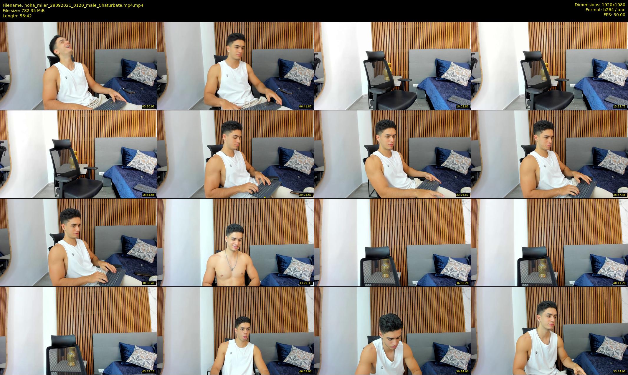 noha_miler — 57 minute Chaturbate male cam show recording, 1080p, Sep 29, 2021