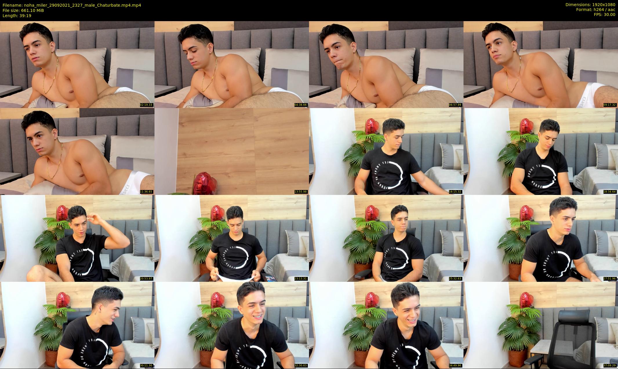 noha_miler — 40 minute Chaturbate male cam show recording, 1080p, Sep 29, 2021