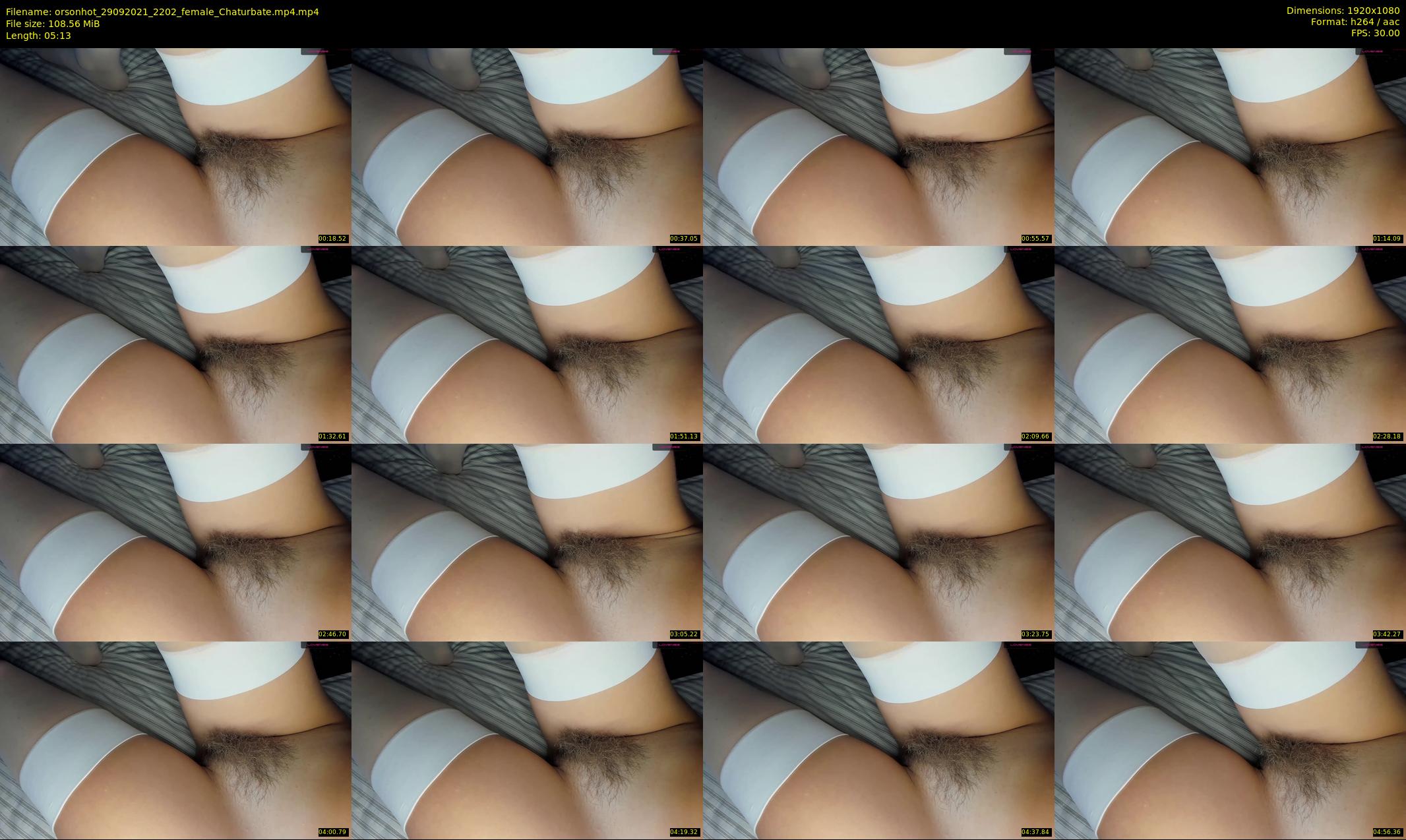 orsonhot — 6 minute Chaturbate female cam show recording, 1080p, Sep 29, 2021
