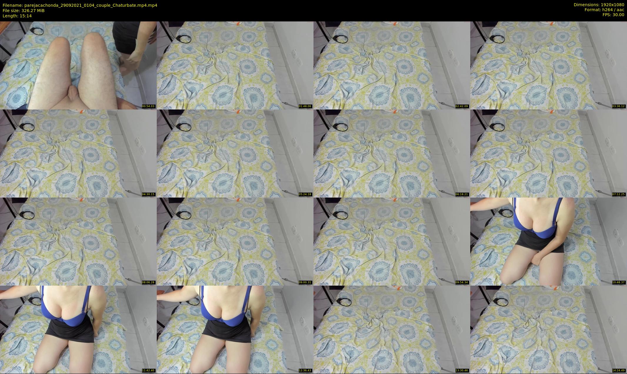 parejacachonda — 16 minute Chaturbate couple cam show recording, 1080p, Sep 29, 2021
