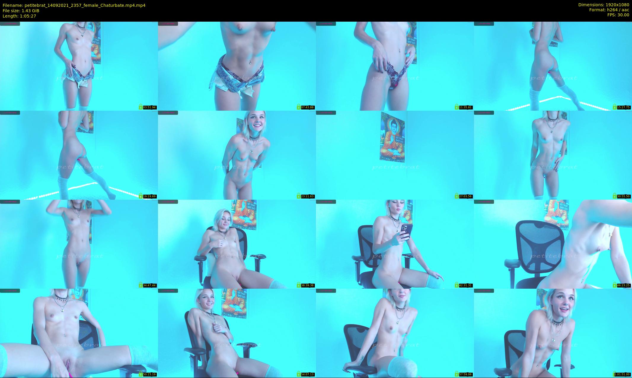 petitebrat — 66 minute Chaturbate female cam show recording, 1080p, Sep 14, 2021