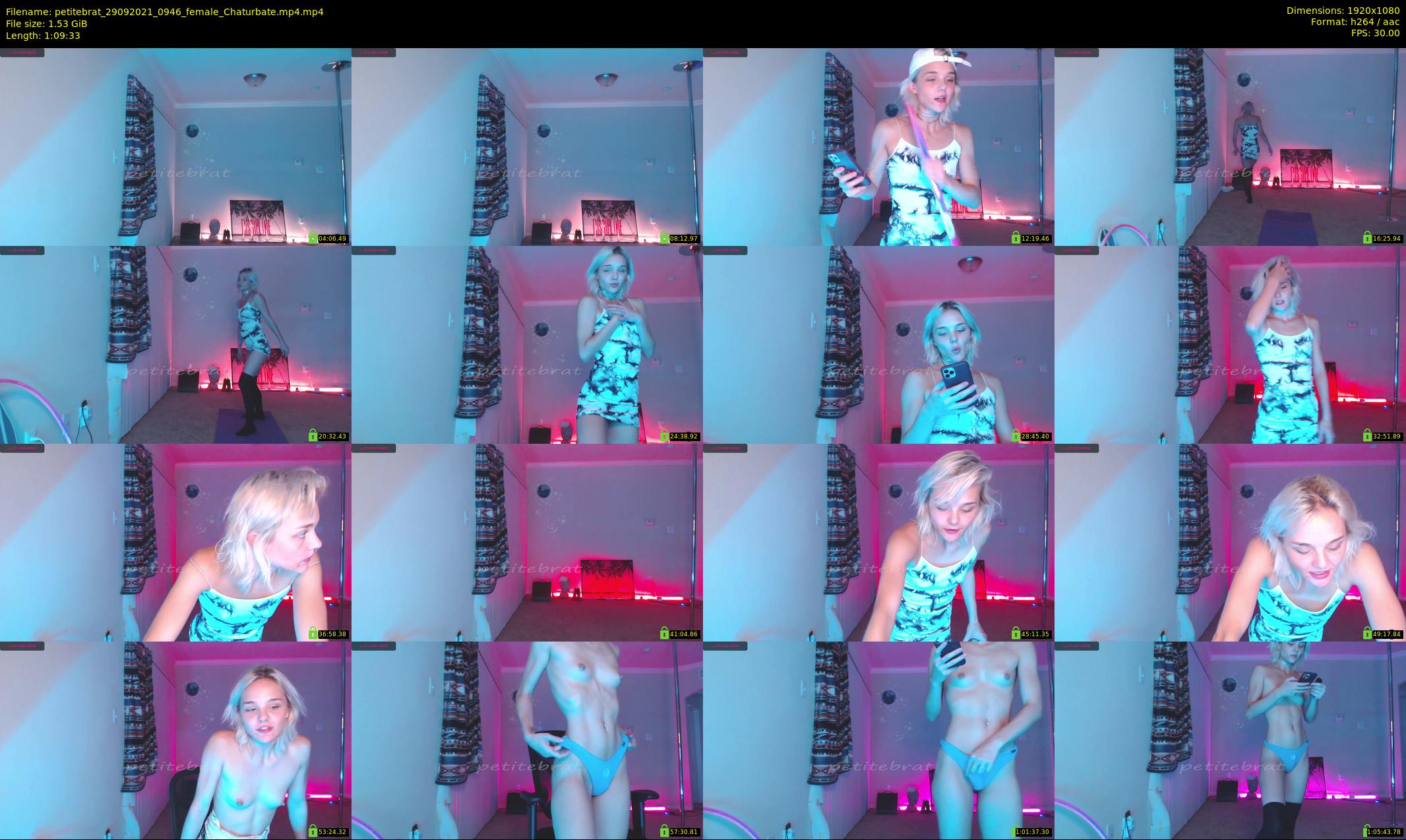 petitebrat — 70 minute Chaturbate female cam show recording, 1080p, Sep 29, 2021