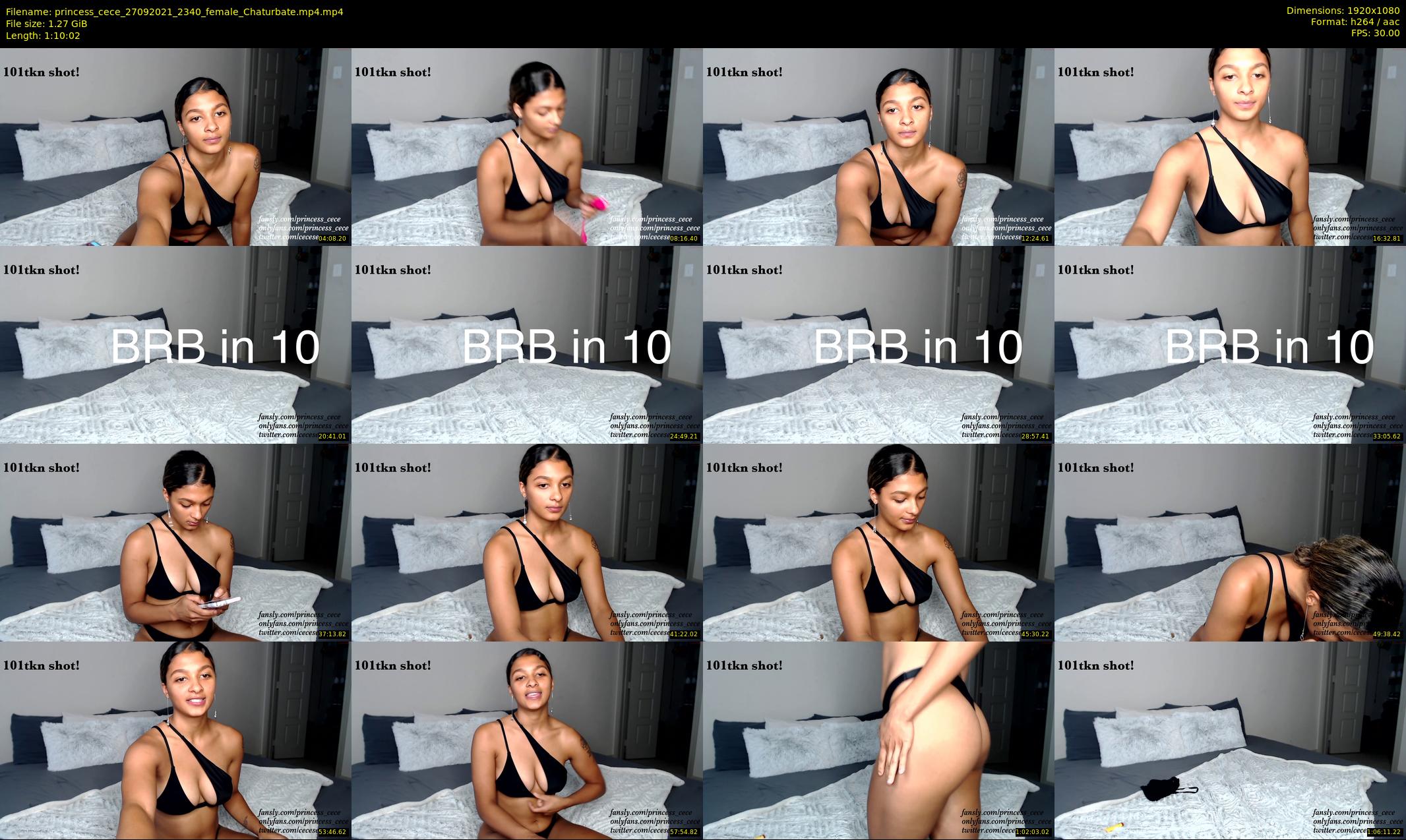 princess_cece — 71 minute Chaturbate female cam show recording, 1080p, Sep 27, 2021