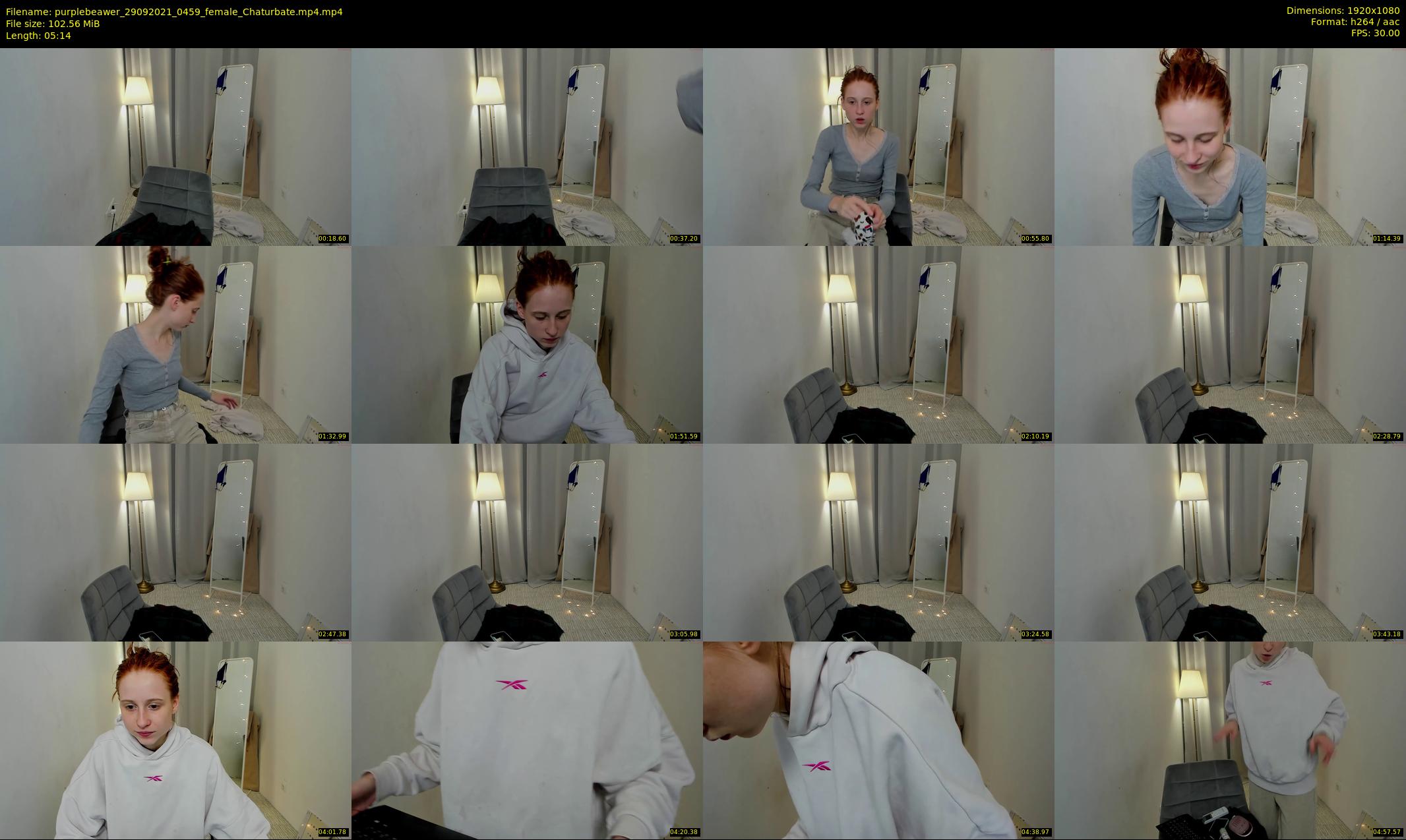 purplebeawer — 6 minute Chaturbate female cam show recording, 1080p, Sep 29, 2021
