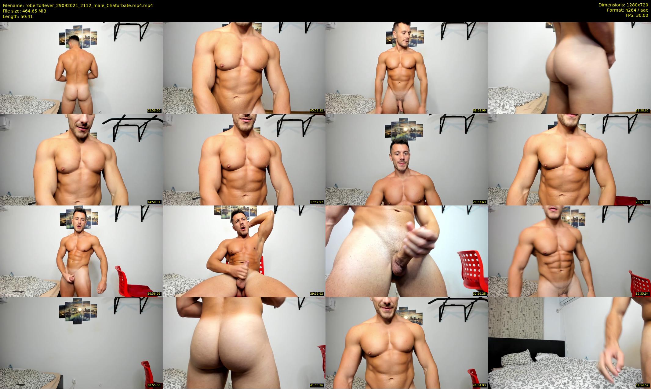 roberto4ever — 51 minute Chaturbate male cam show recording, 720p, Sep 29, 2021