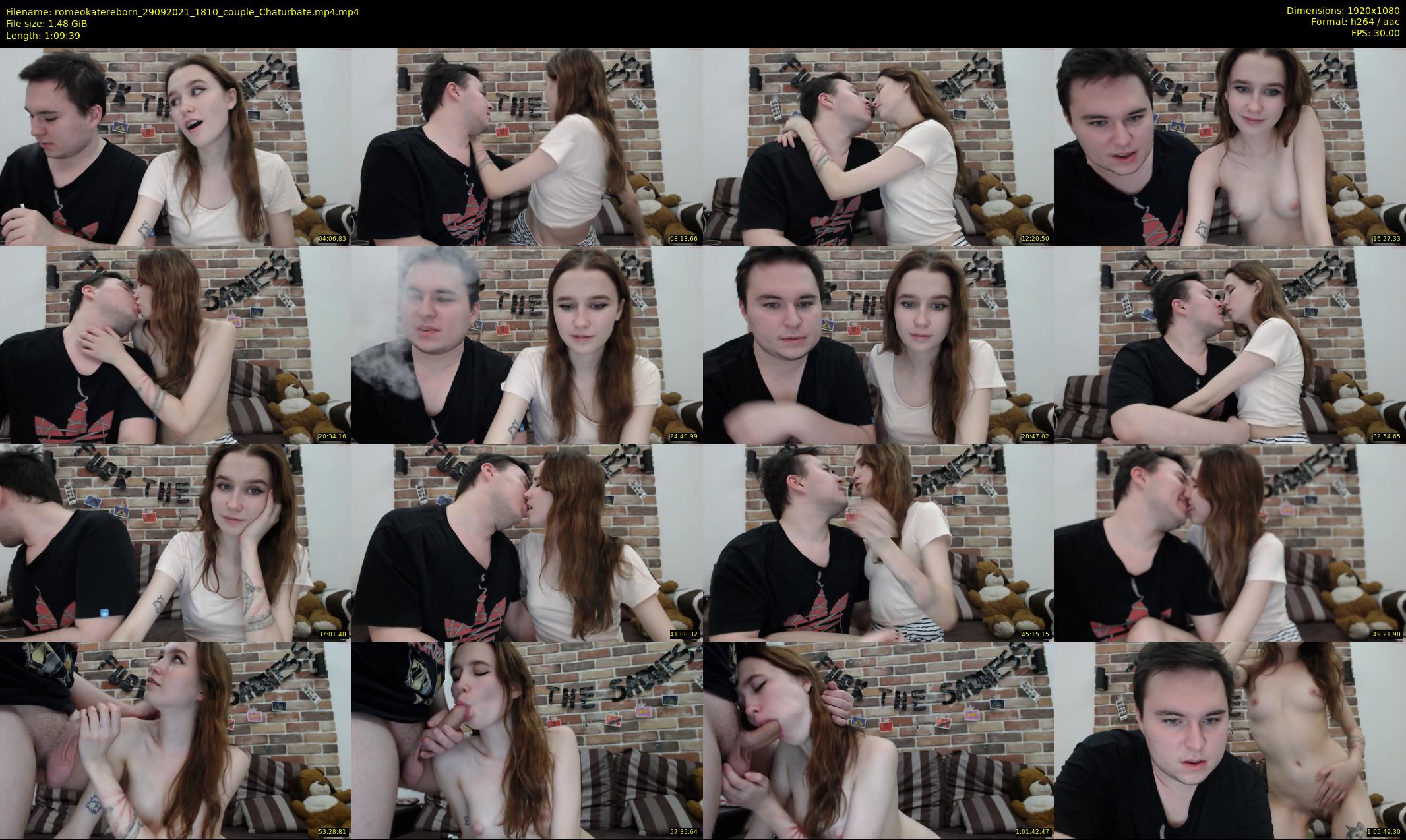 romeokatereborn — 70 minute Chaturbate couple cam show recording, 1080p, Sep 29, 2021