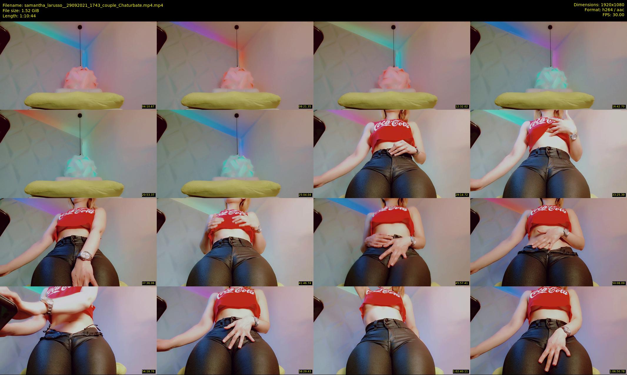 samantha_larusso_ — 71 minute Chaturbate couple cam show recording, 1080p, Sep 29, 2021