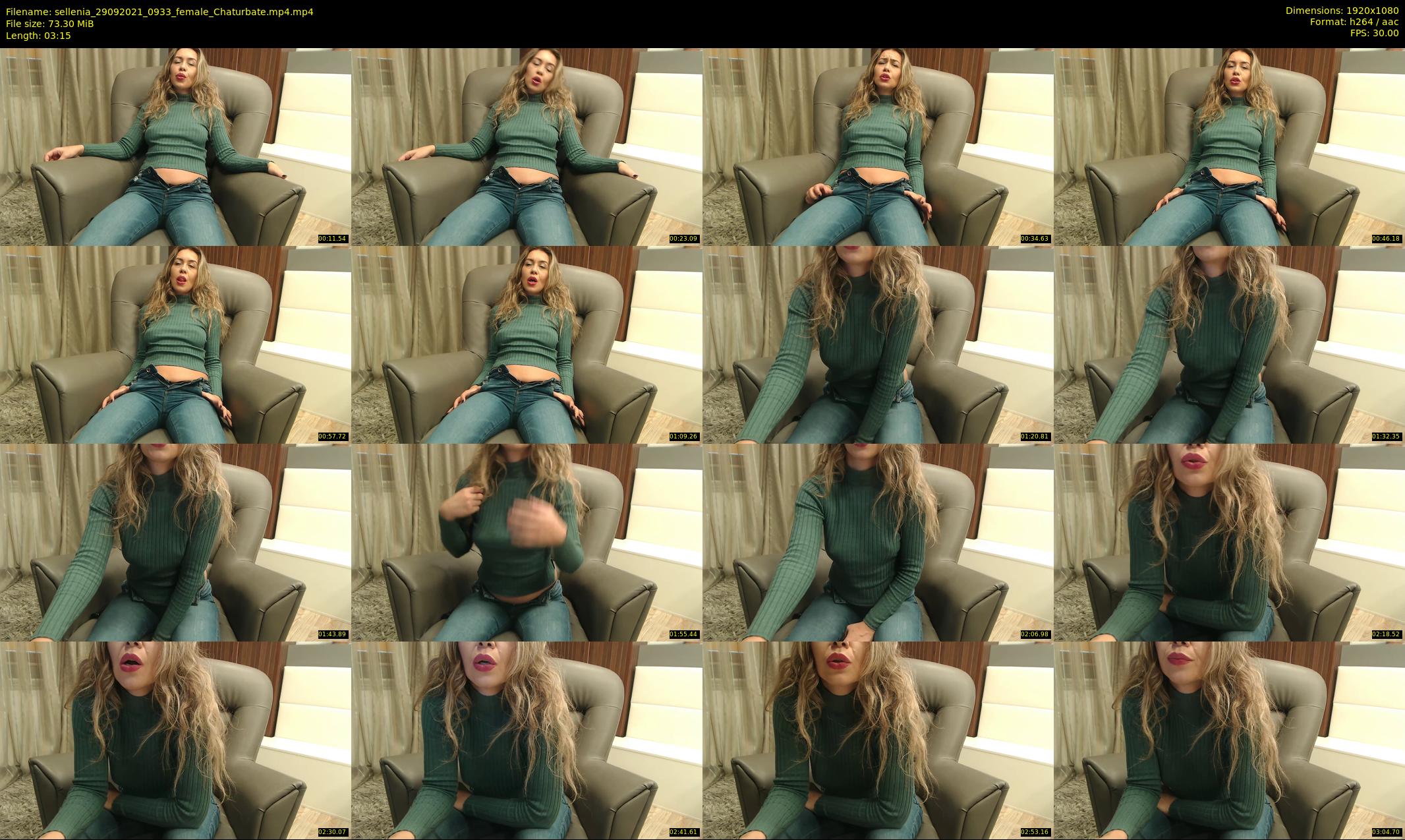 sellenia — 4 minute Chaturbate female cam show recording, 1080p, Sep 29, 2021