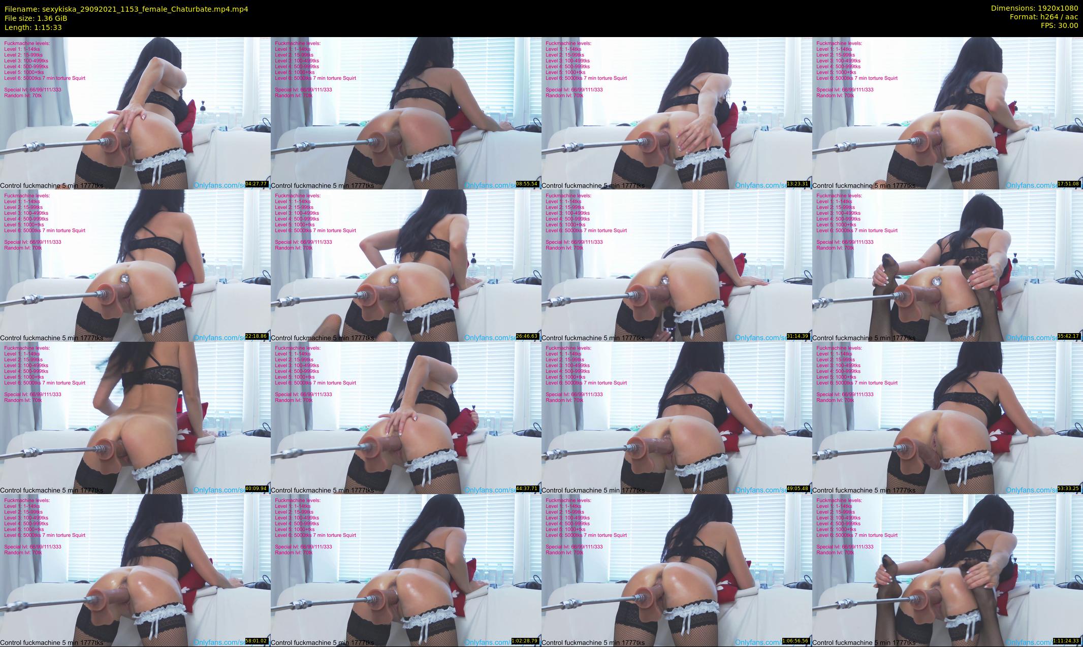 sexykiska — 76 minute Chaturbate female cam show recording, 1080p, Sep 29, 2021