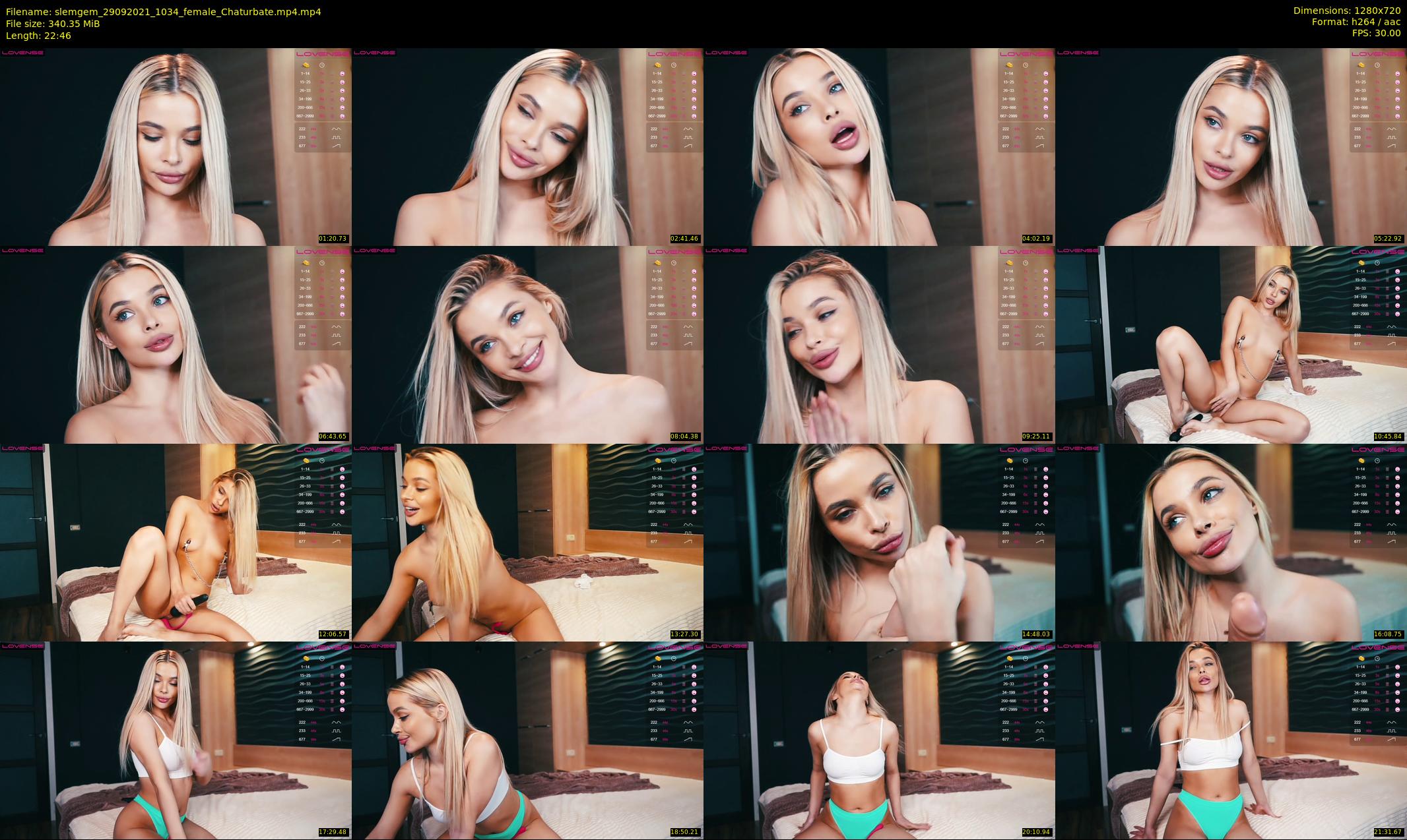 slemgem — 23 minute Chaturbate couple cam show recording, 720p, Sep 29, 2021