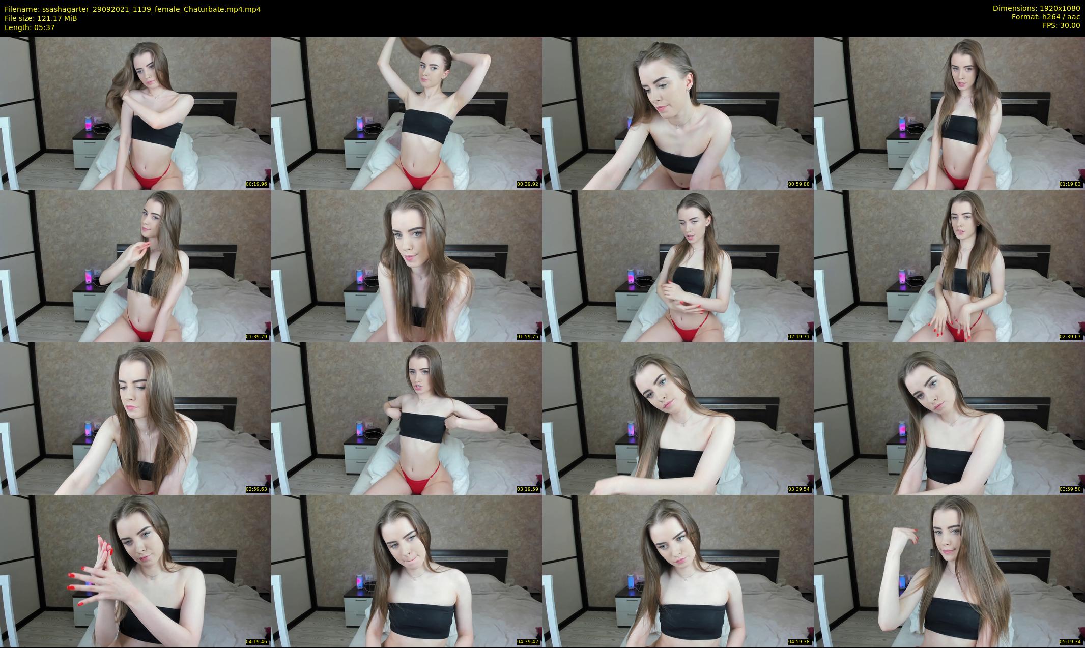 ssashagarter — 6 minute Chaturbate female cam show recording, 1080p, Sep 29, 2021