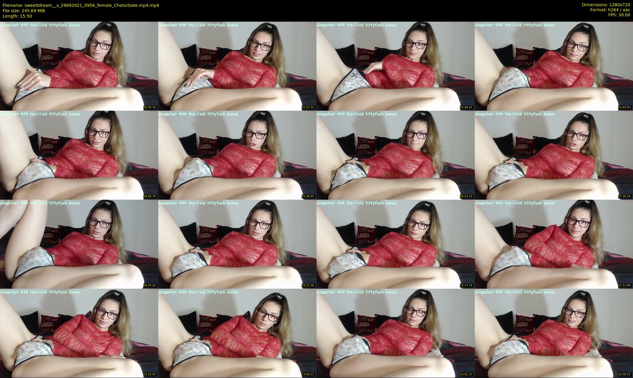sweettdream__x — 16 minute Chaturbate female cam show recording, 720p, Sep 29, 2021