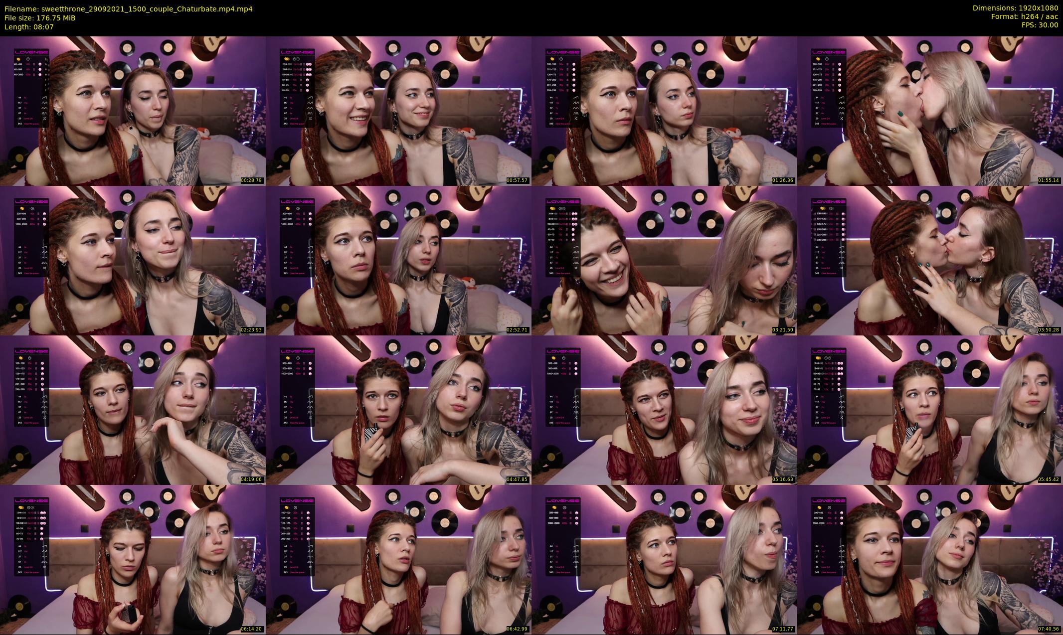 sweetthrone — 9 minute Chaturbate couple cam show recording, 1080p, Sep 29, 2021