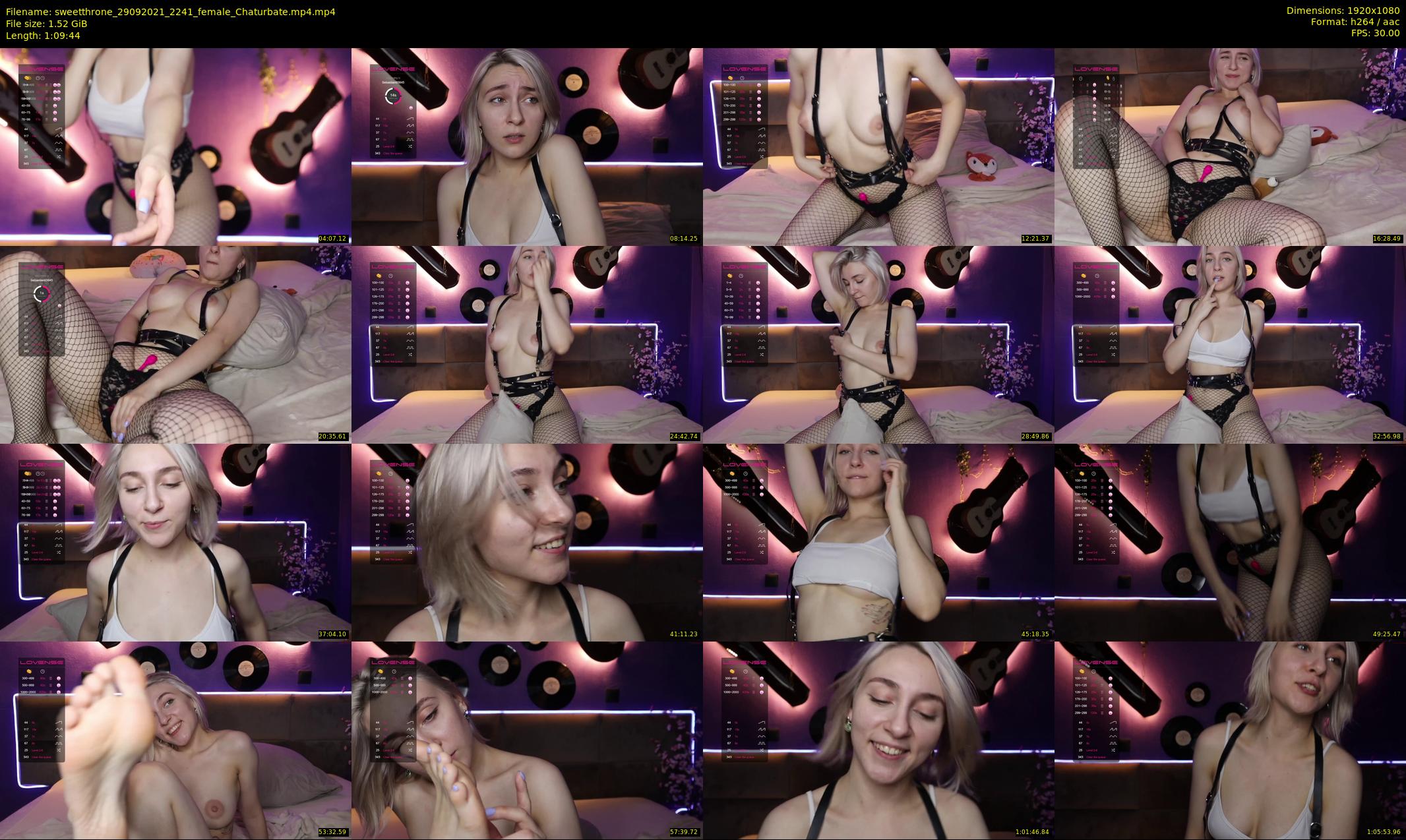sweetthrone — 70 minute Chaturbate couple cam show recording, 1080p, Sep 29, 2021