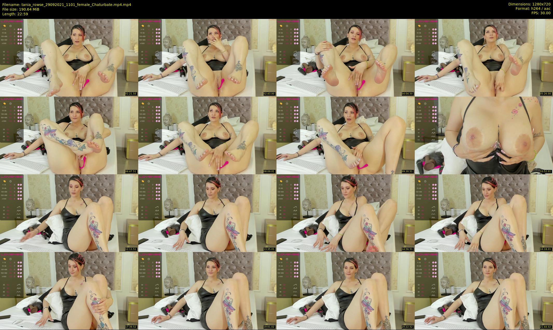 tania_rowse — 23 minute Chaturbate female cam show recording, 720p, Sep 29, 2021