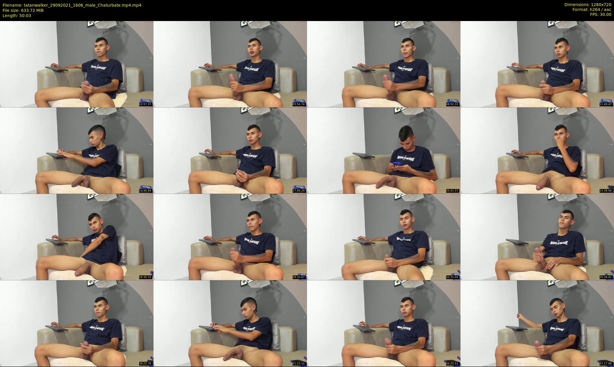 tatanwalker — 51 minute Chaturbate male cam show recording, 720p, Sep 29, 2021