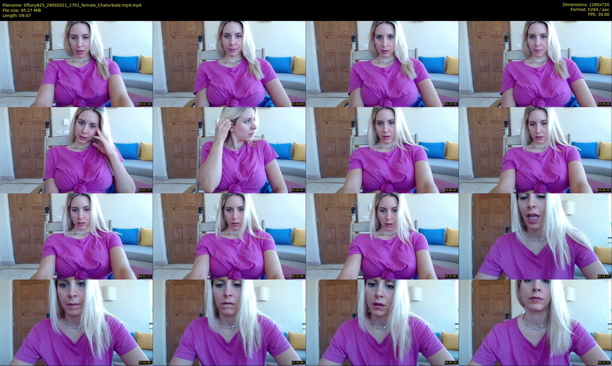 tiffany925 — 10 minute Chaturbate female cam show recording, 720p, Sep 29, 2021