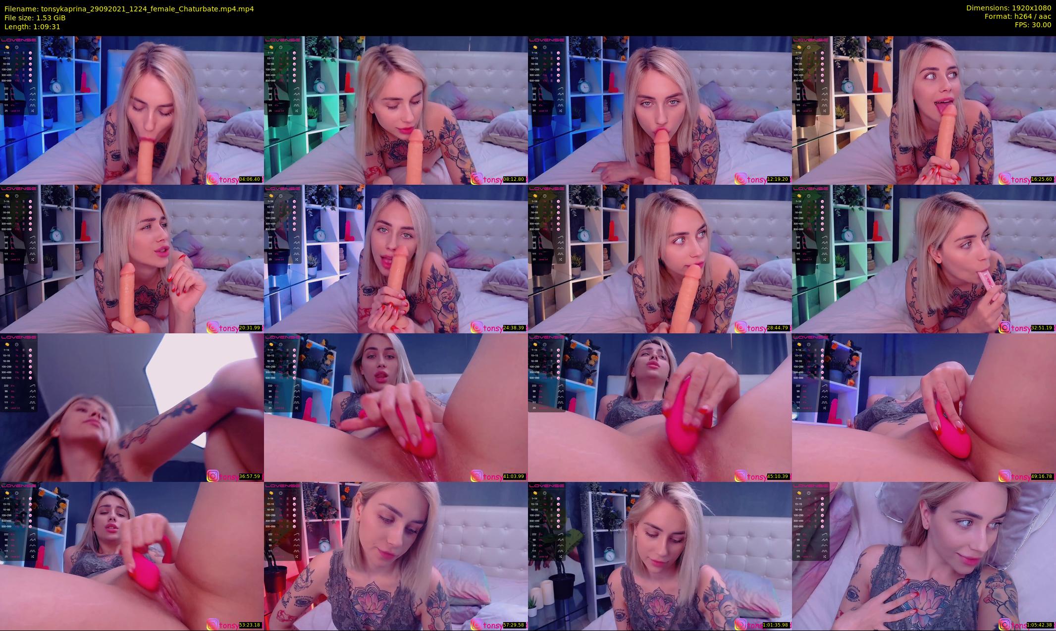 tonsykaprina — 70 minute Chaturbate couple cam show recording, 1080p, Sep 29, 2021