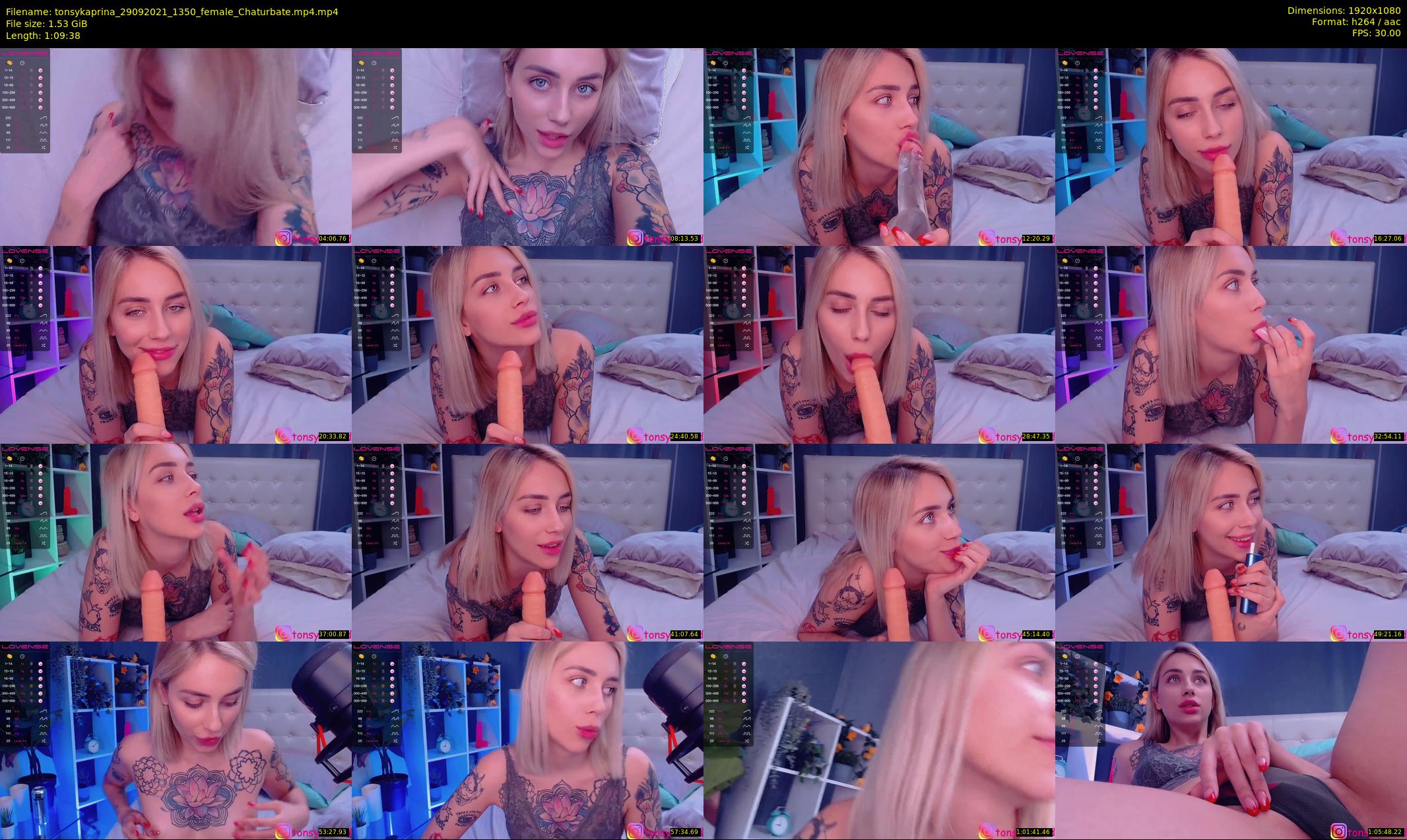 tonsykaprina — 70 minute Chaturbate couple cam show recording, 1080p, Sep 29, 2021