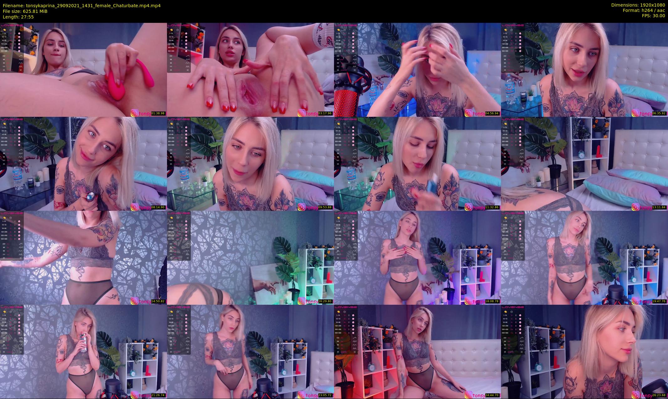 tonsykaprina — 28 minute Chaturbate couple cam show recording, 1080p, Sep 29, 2021
