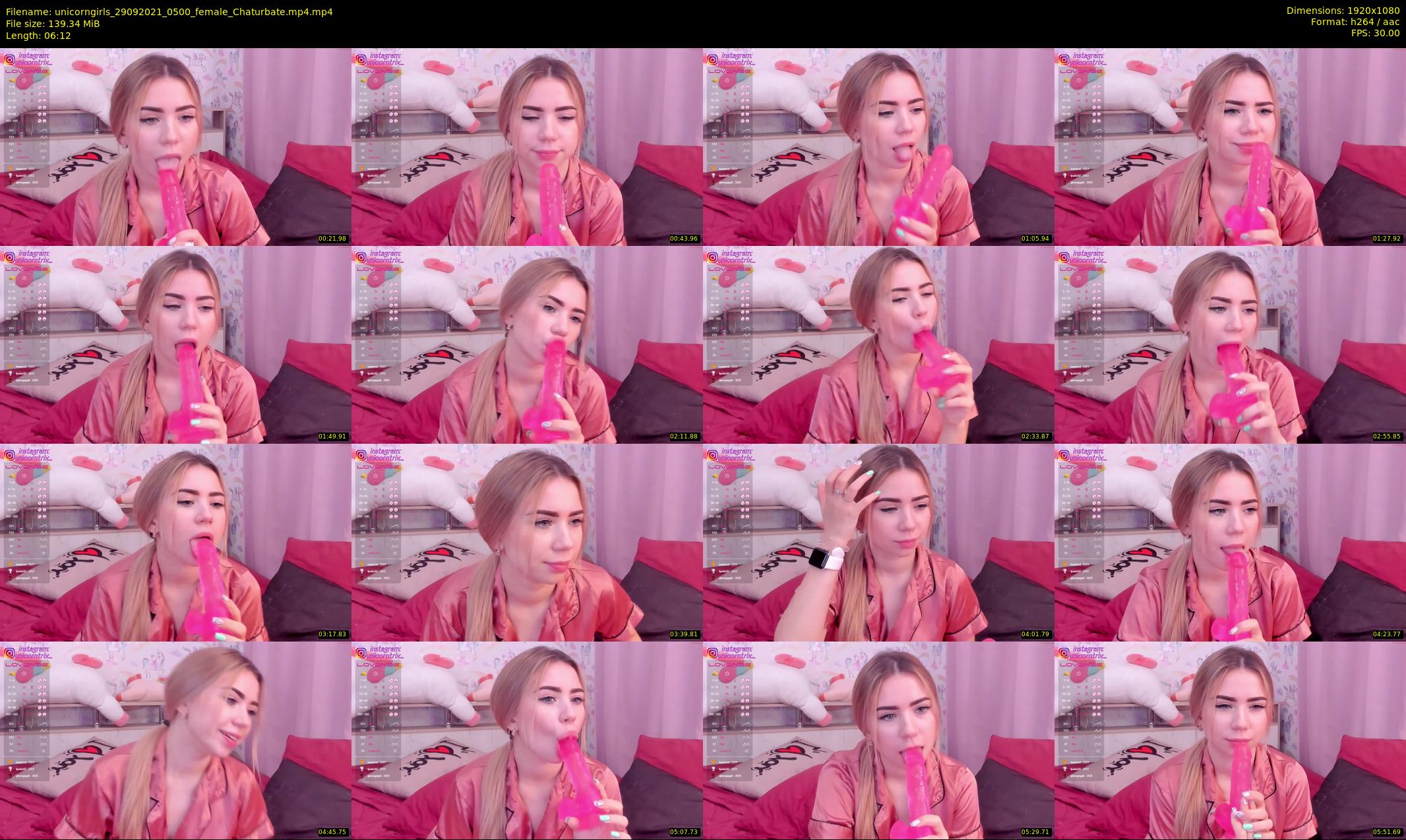 unicorngirls — 7 minute Chaturbate couple cam show recording, 1080p, Sep 29, 2021