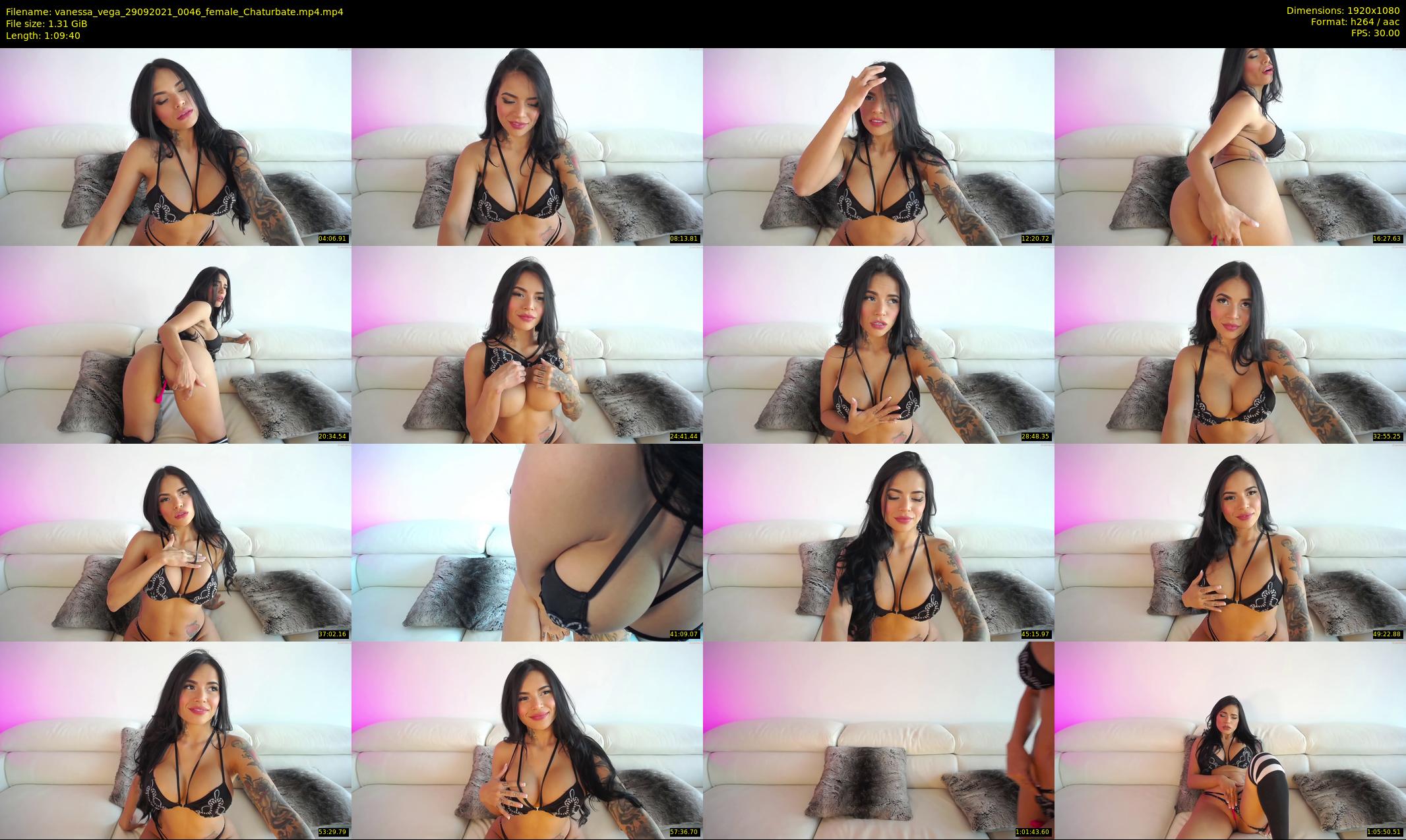 vanessa_vega — 70 minute Chaturbate female cam show recording, 1080p, Sep 29, 2021