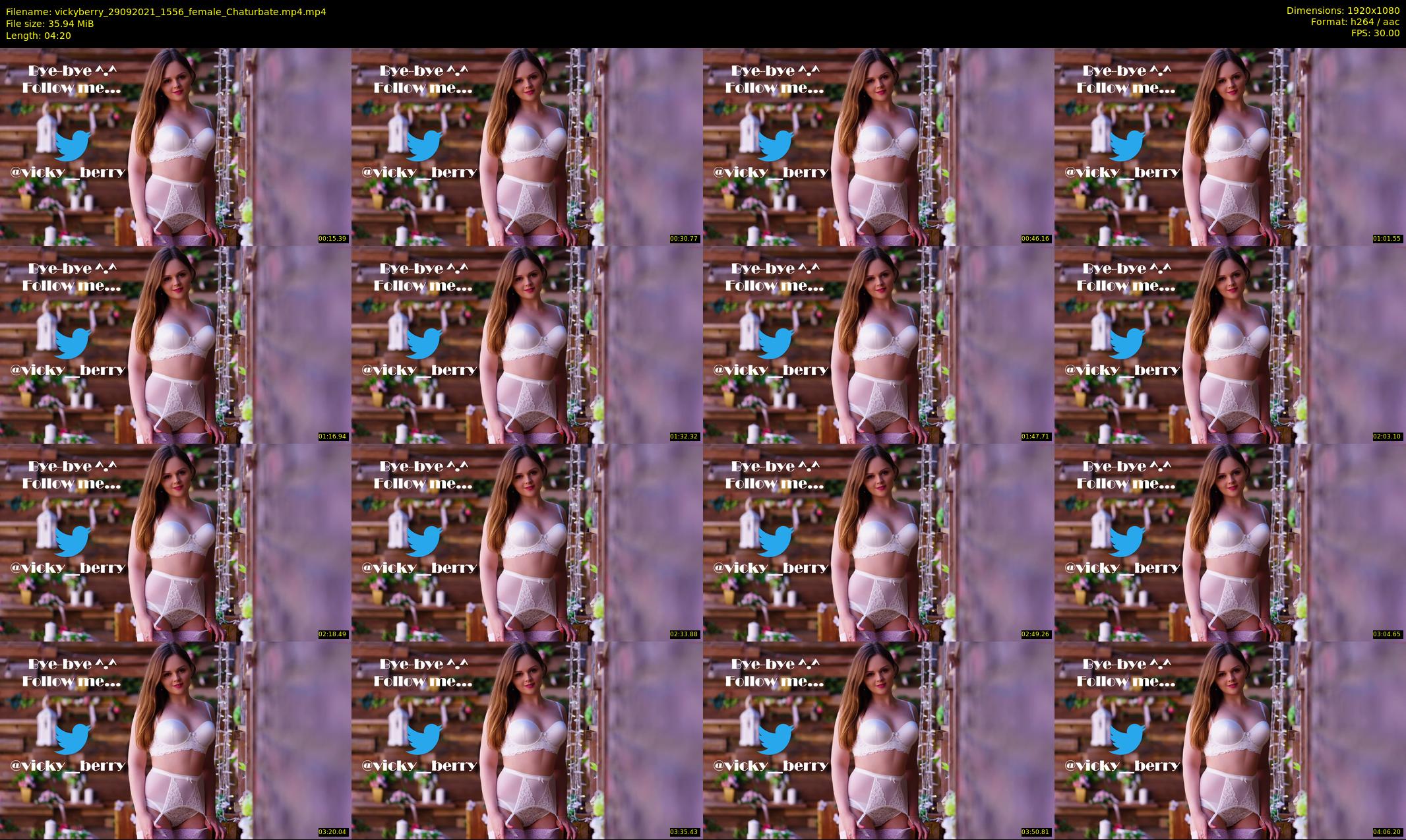 vickyberry — 5 minute Chaturbate female cam show recording, 1080p, Sep 29, 2021