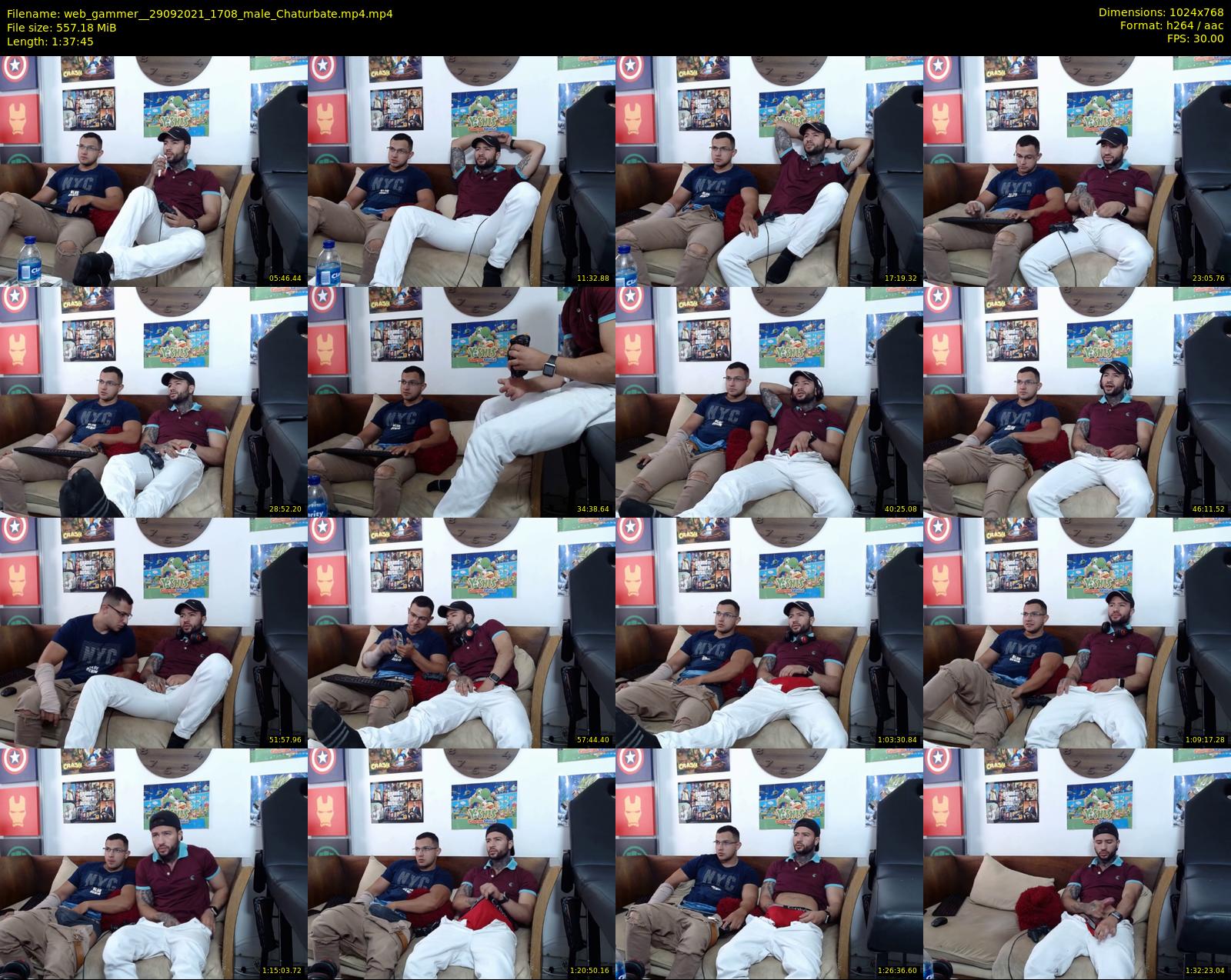 web_gammer_ — 98 minute Chaturbate male cam show recording, 720p, Sep 29, 2021