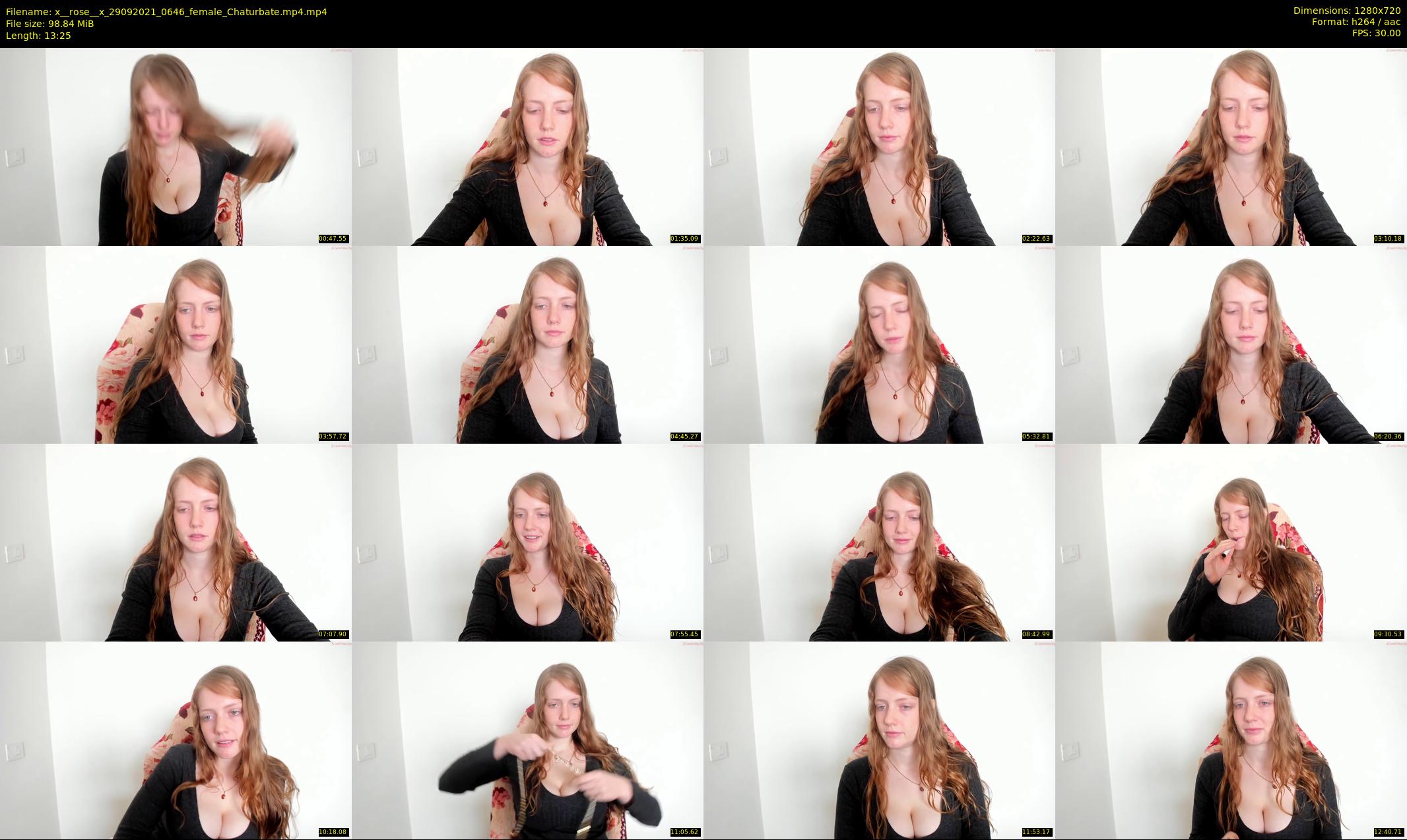 x__rose__x — 14 minute Chaturbate female cam show recording, 720p, Sep 29, 2021