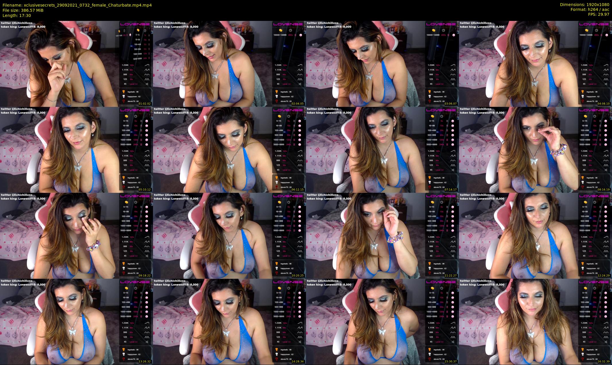 xclusivesecrets — 18 minute Chaturbate female cam show recording, 1080p, Sep 29, 2021