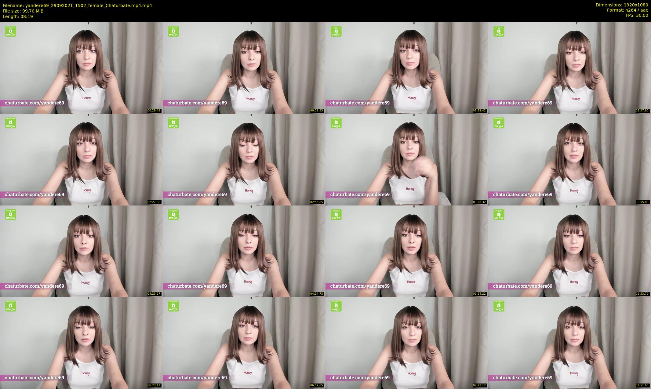 yandere69 — 9 minute Chaturbate female cam show recording, 1080p, Sep 29, 2021