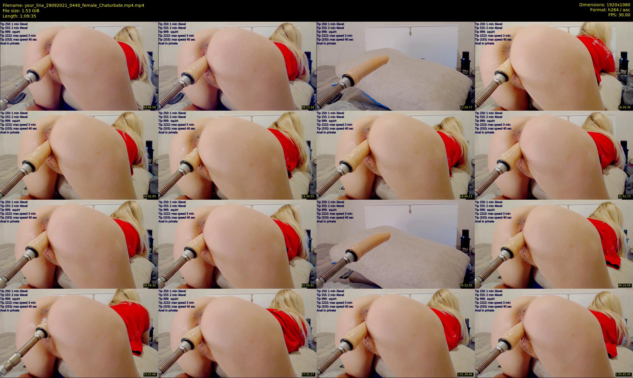 your_lina — 70 minute Chaturbate female cam show recording, 1080p, Sep 29, 2021