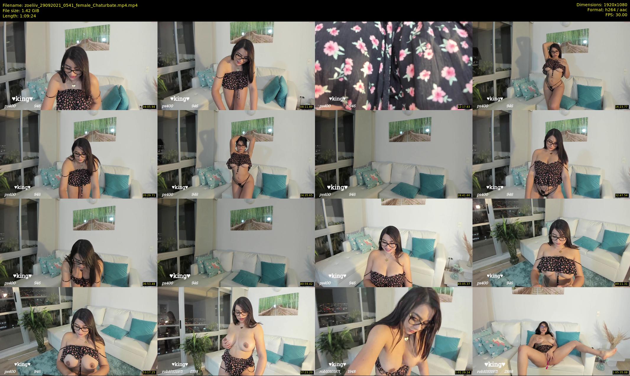 zoeliiv — 70 minute Chaturbate female cam show recording, 1080p, Sep 29, 2021