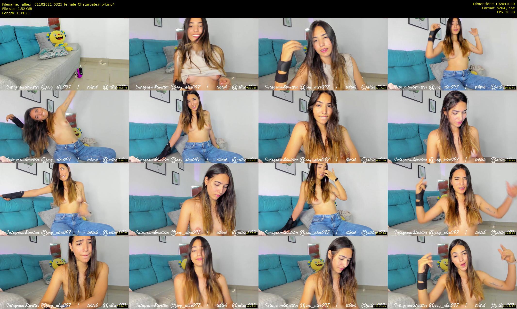 _alliex_ — 70 minute Chaturbate female cam show recording, 1080p, Oct 1, 2021