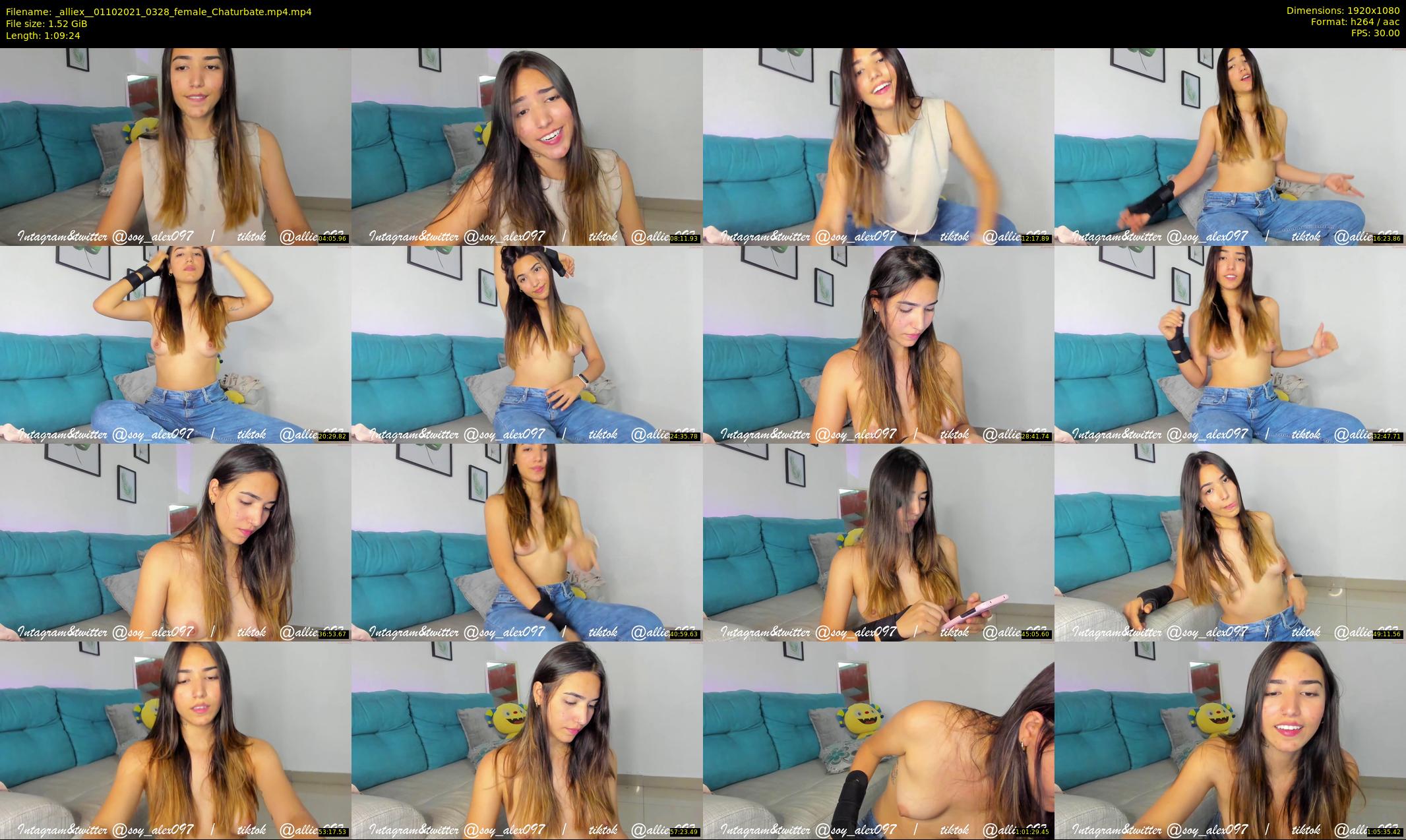 _alliex_ — 70 minute Chaturbate female cam show recording, 1080p, Oct 1, 2021