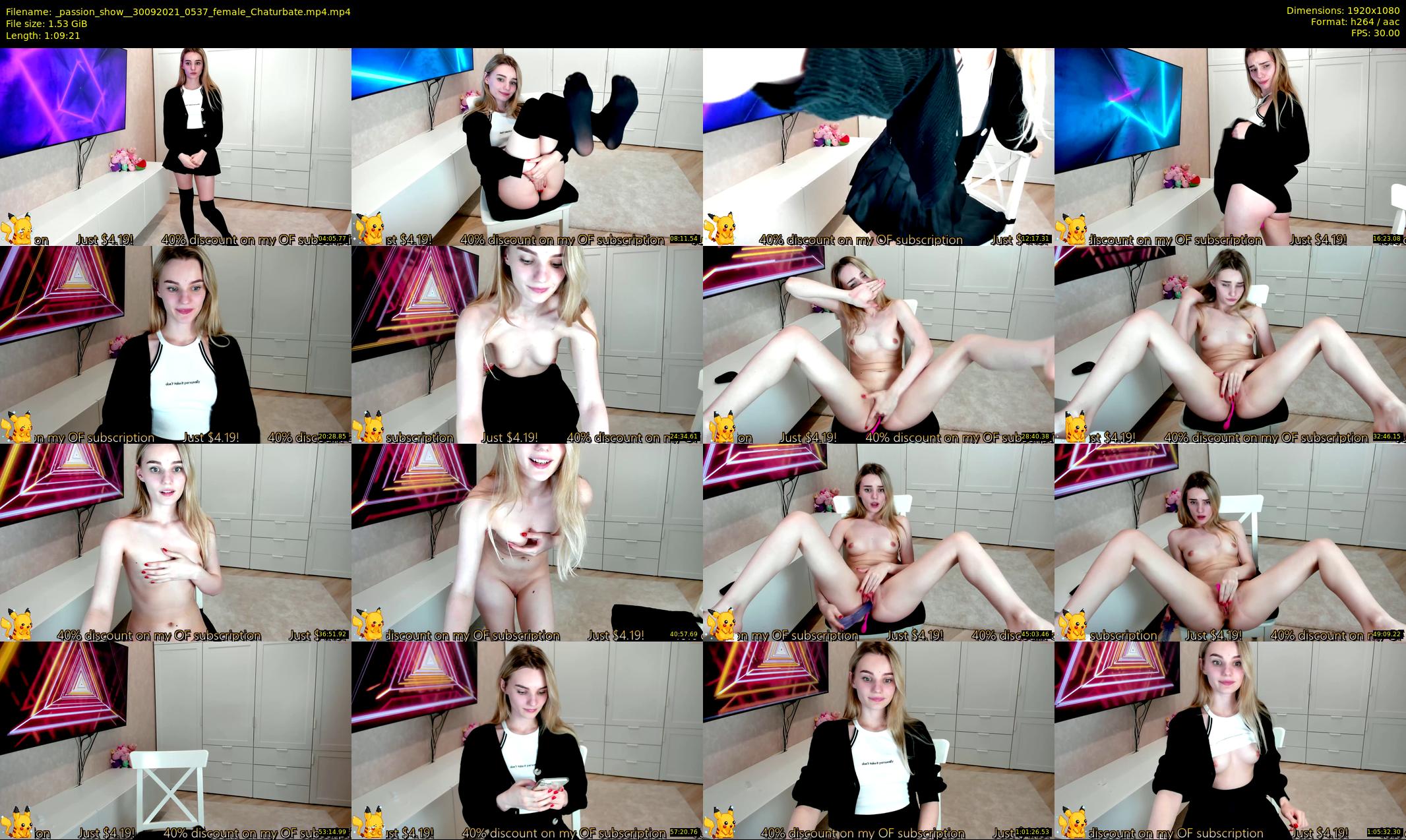 _passion_show_ — 70 minute Chaturbate couple cam show recording, 1080p, Sep 30, 2021