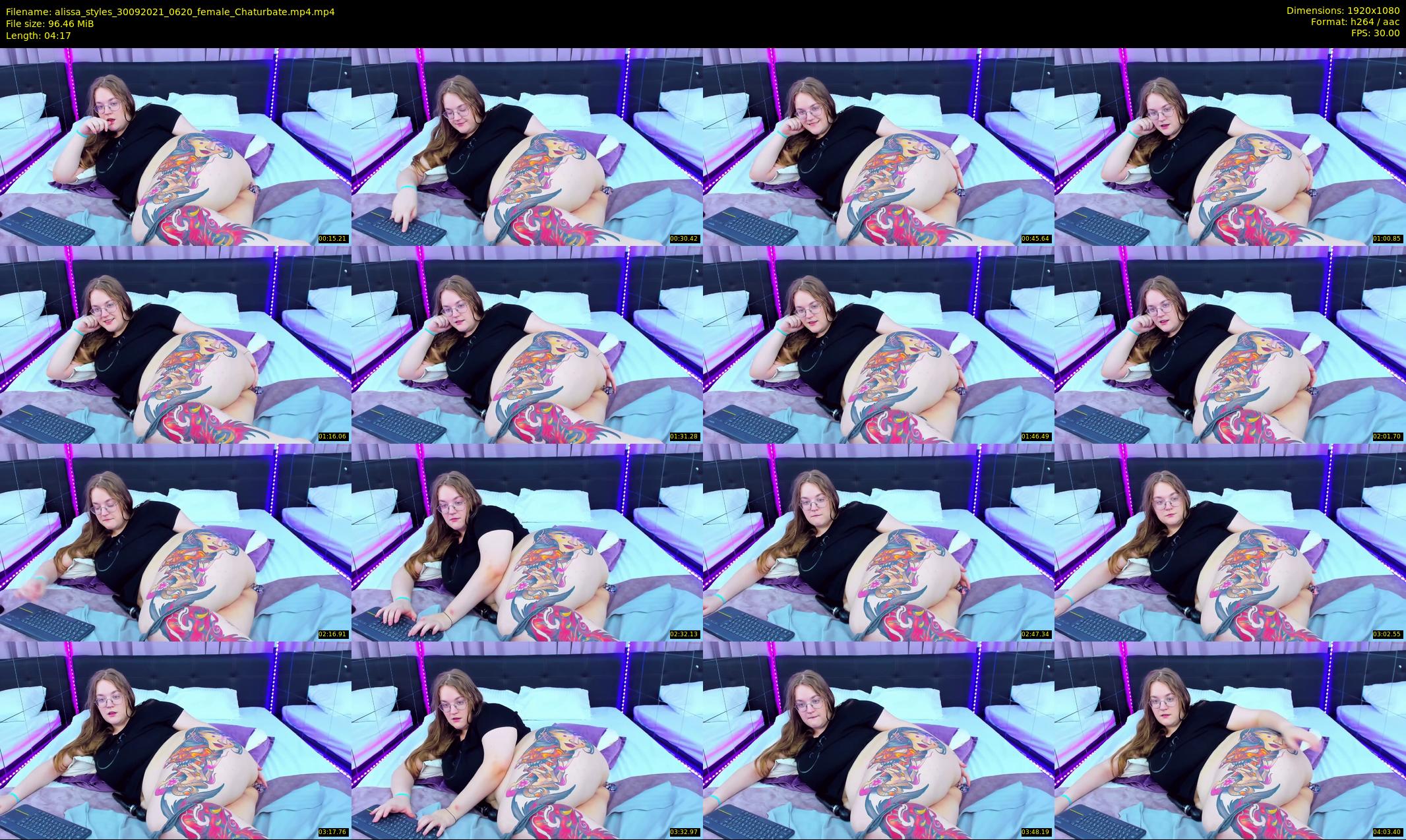 alissa_styles — 5 minute Chaturbate female cam show recording, 1080p, Sep 30, 2021