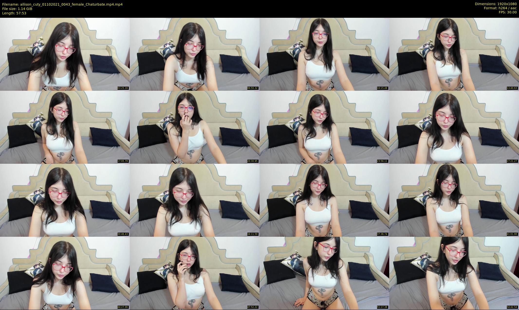 allison_cuty — 58 minute Chaturbate female cam show recording, 1080p, Oct 1, 2021
