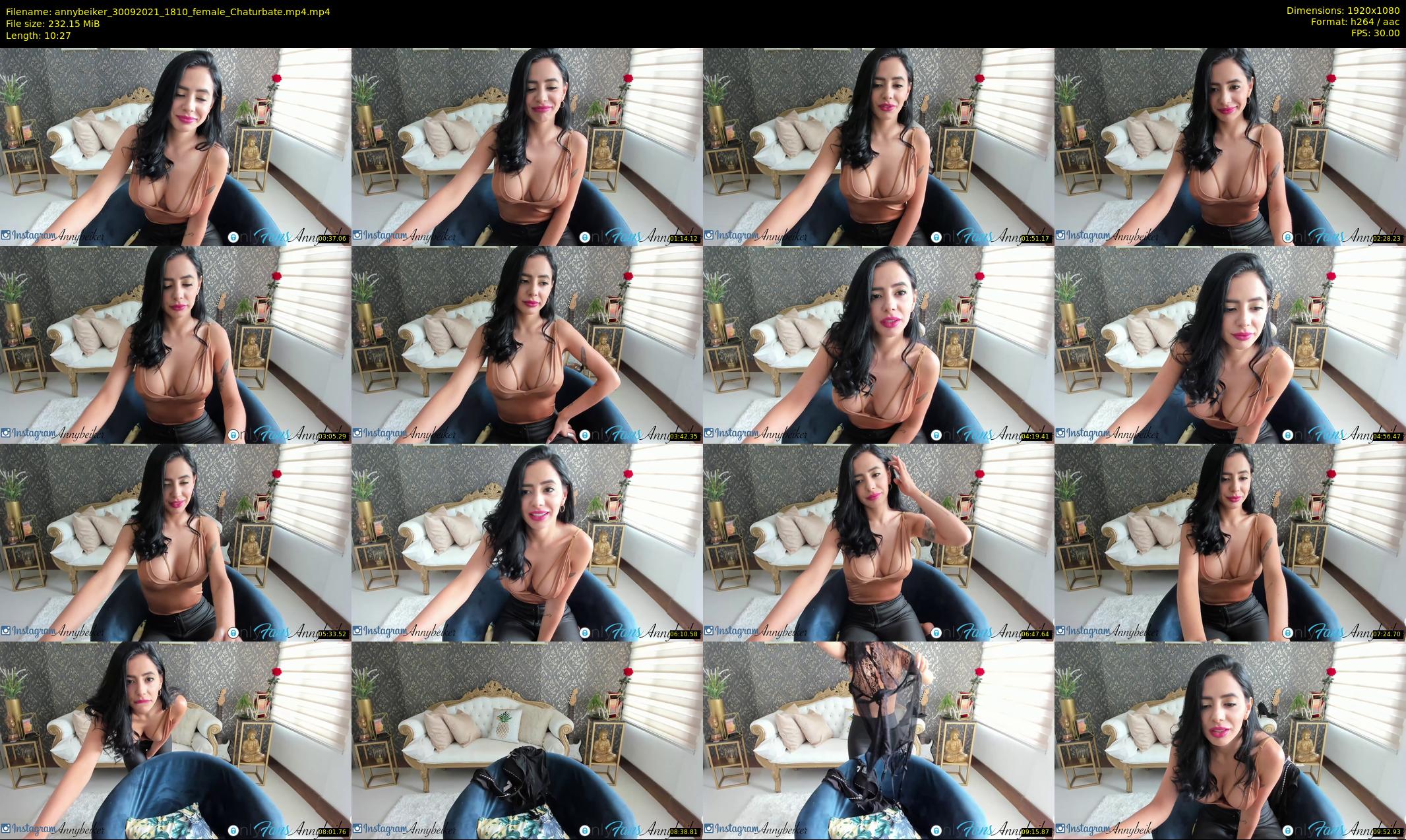 annybeiker — 11 minute Chaturbate female cam show recording, 1080p, Sep 30, 2021