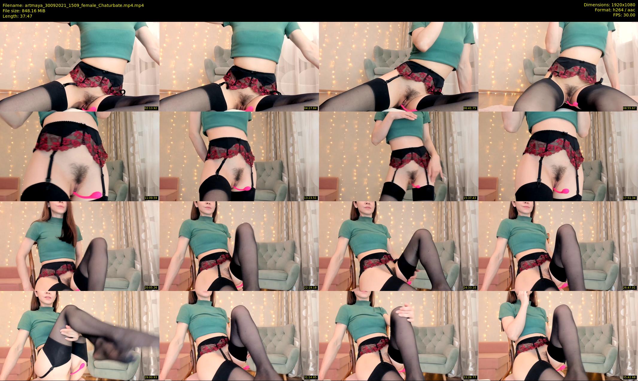 artmaya — 38 minute Chaturbate female cam show recording, 1080p, Sep 30, 2021