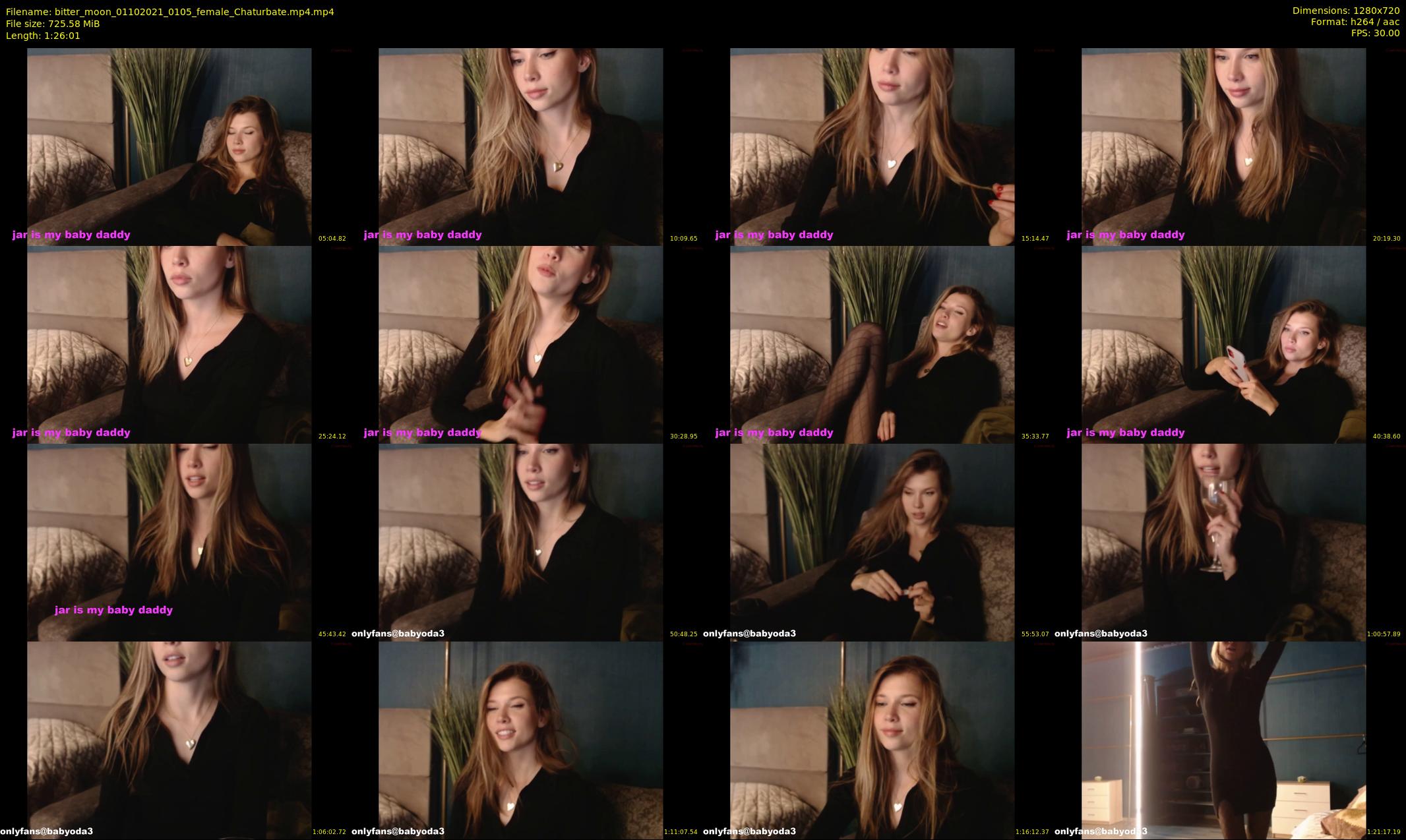 bitter_moon — 87 minute Chaturbate female cam show recording, 720p, Oct 1, 2021